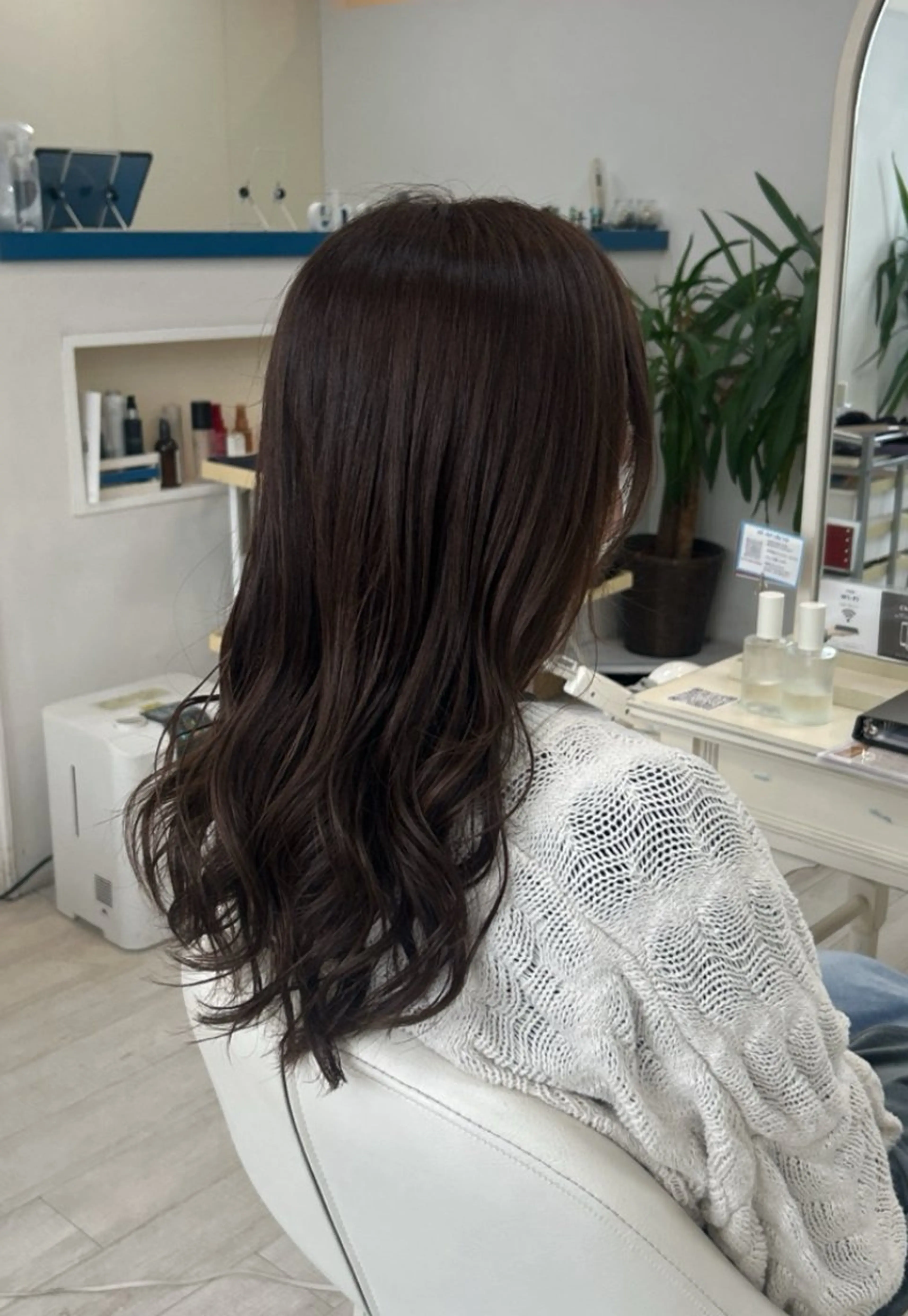 ロング カラー カット ヘアカラー 小川 夏花のヘアスタイル