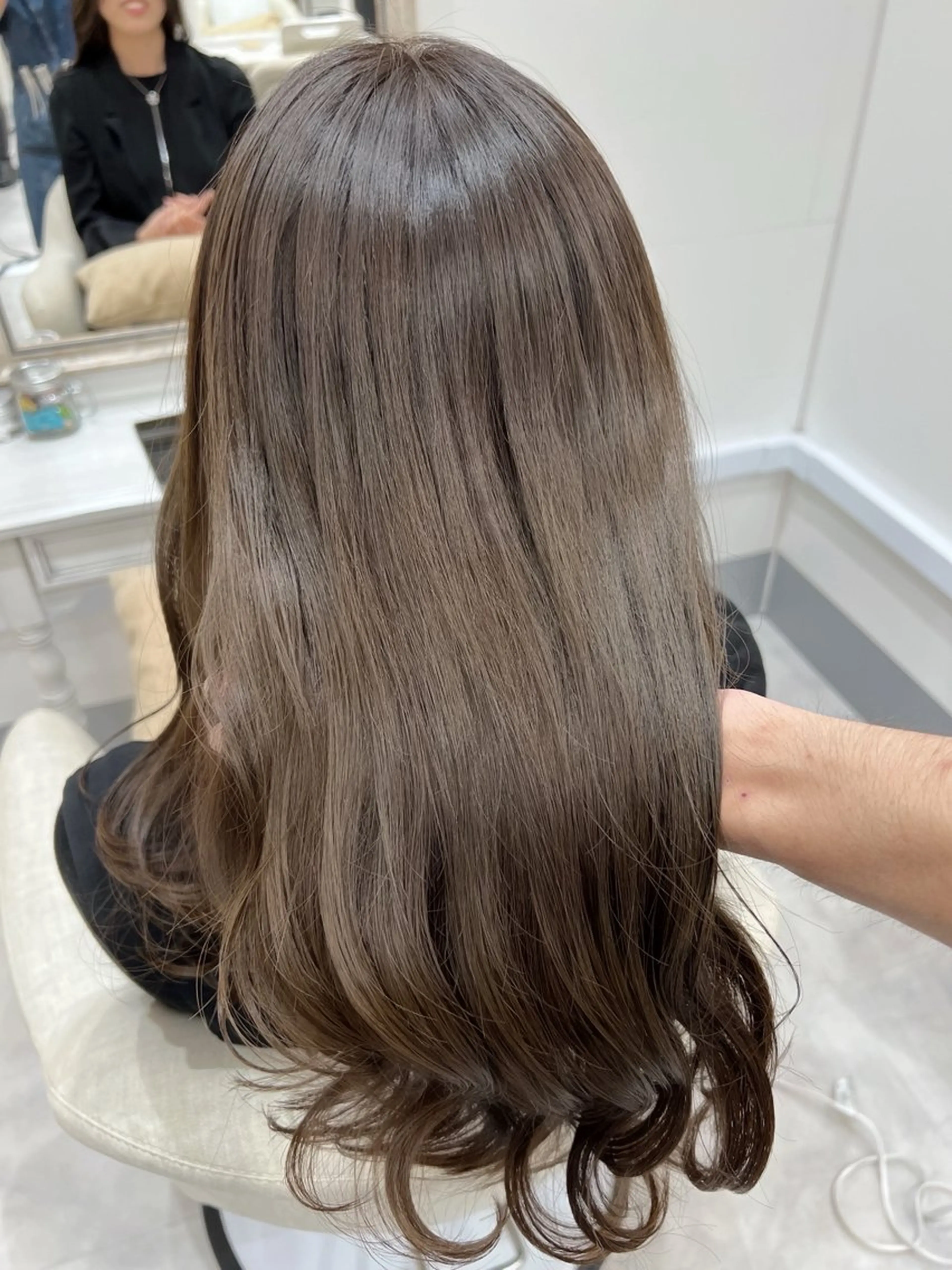 ロング カラー カット ヘアカラー 縮毛矯正×艶カラー /中村勇太のヘアスタイル