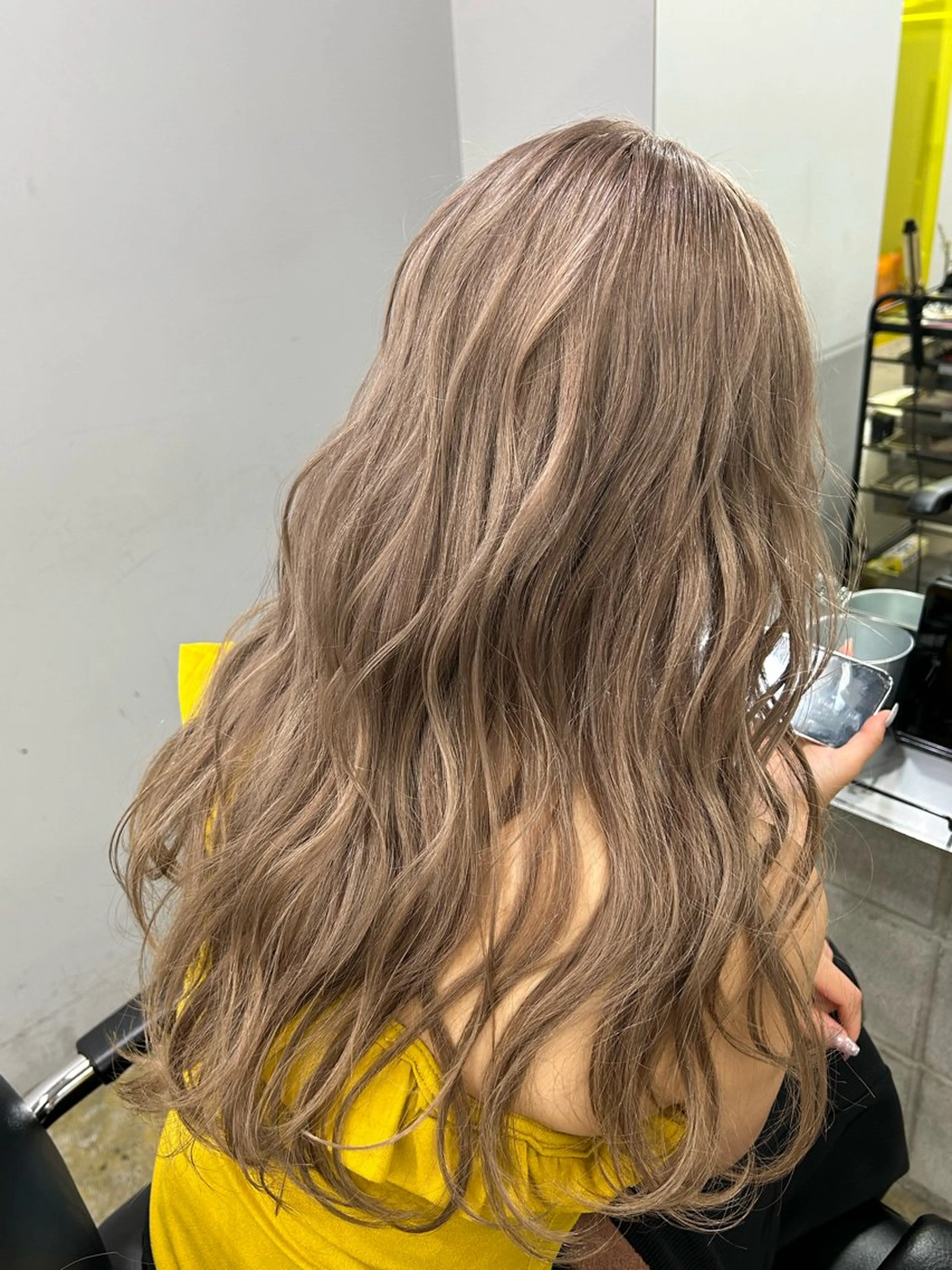 ロング カラー ヘアカラー トリートメント ヘアセット 堺東Ripper "muaのヘアスタイル