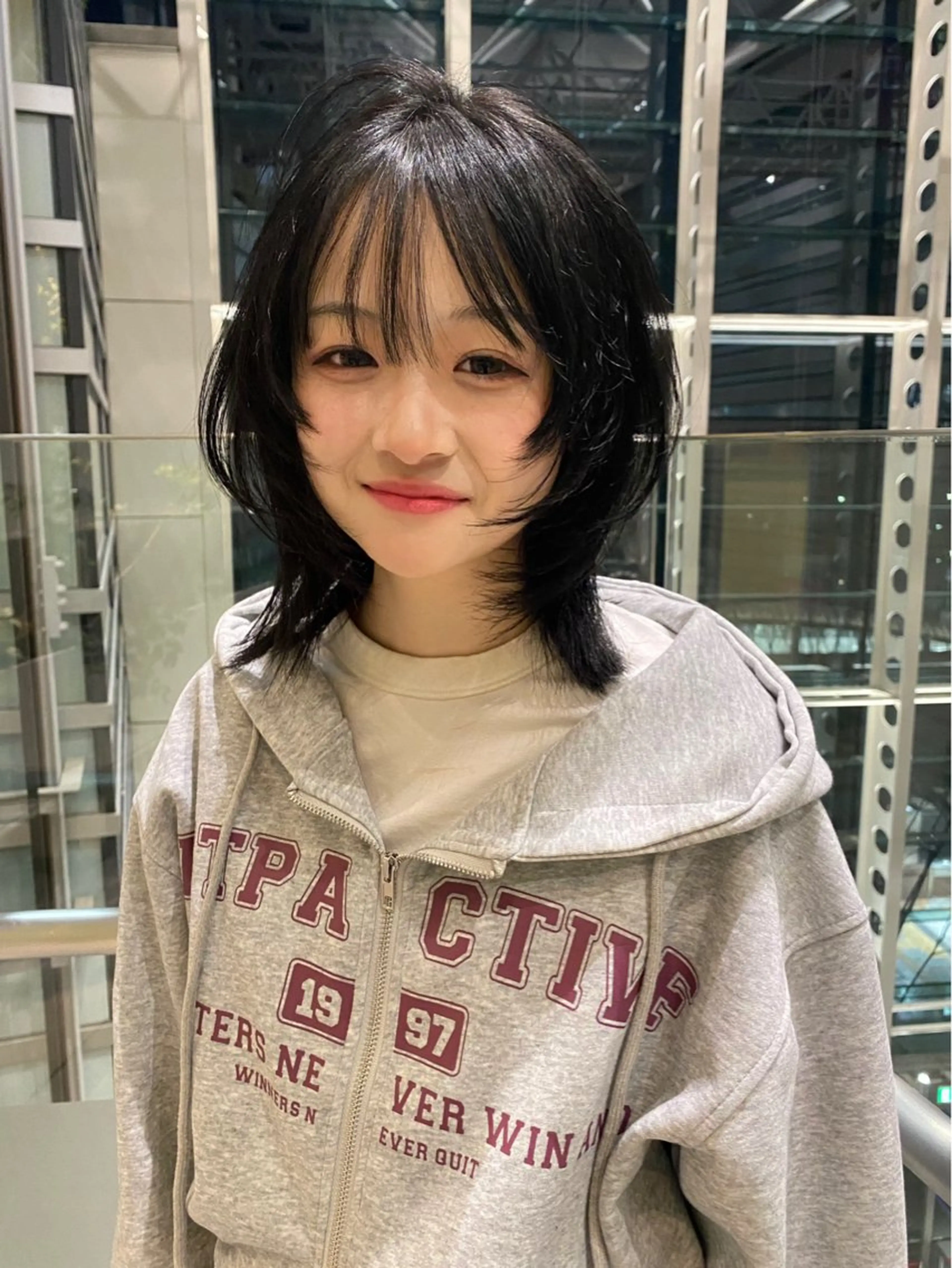 ミディアム カラー カット ヘアカラー トリートメント mai / linoah˚✧のヘアスタイル