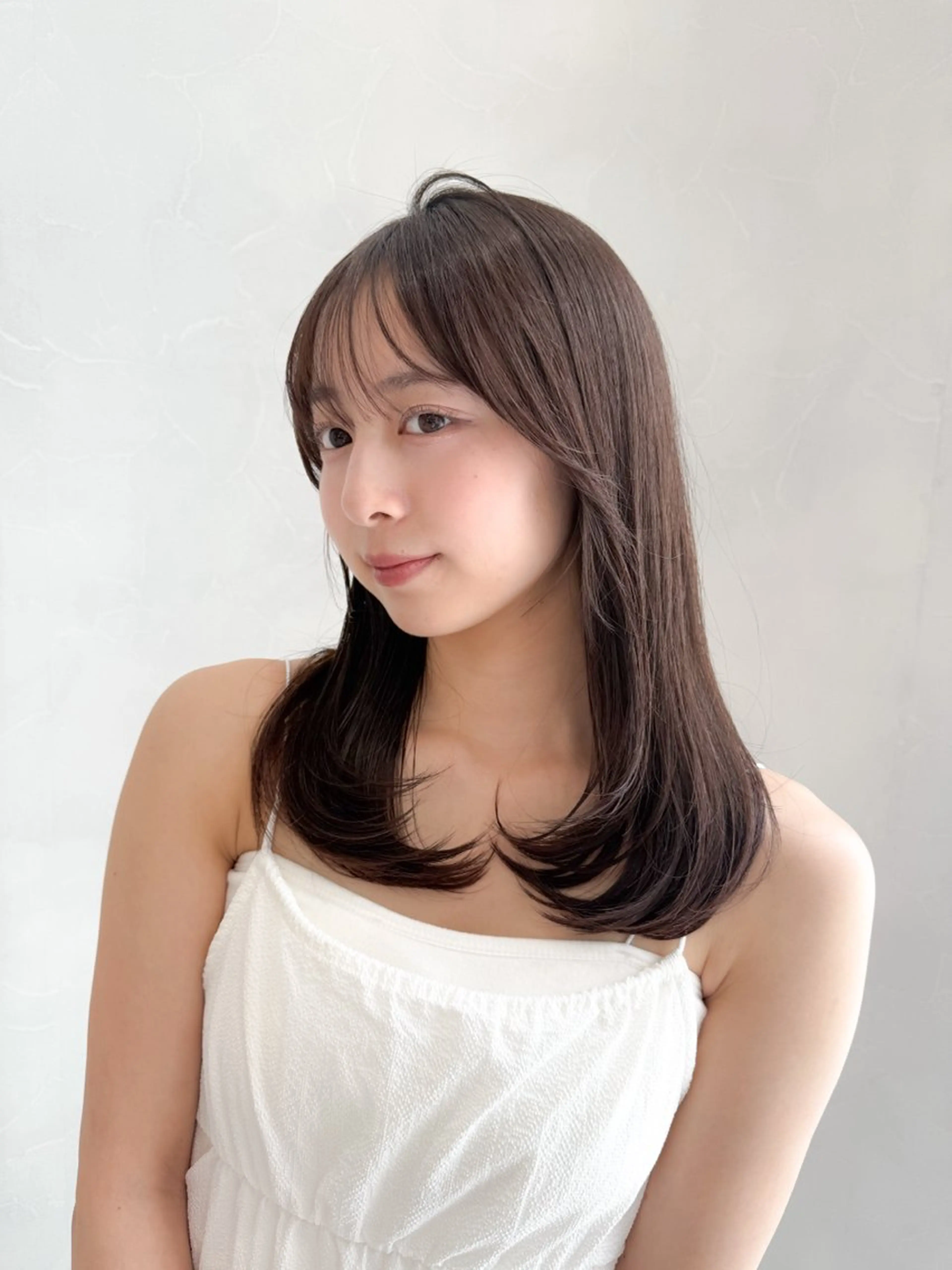 ミディアム Agnos 青山/ saya🌼のヘアスタイル