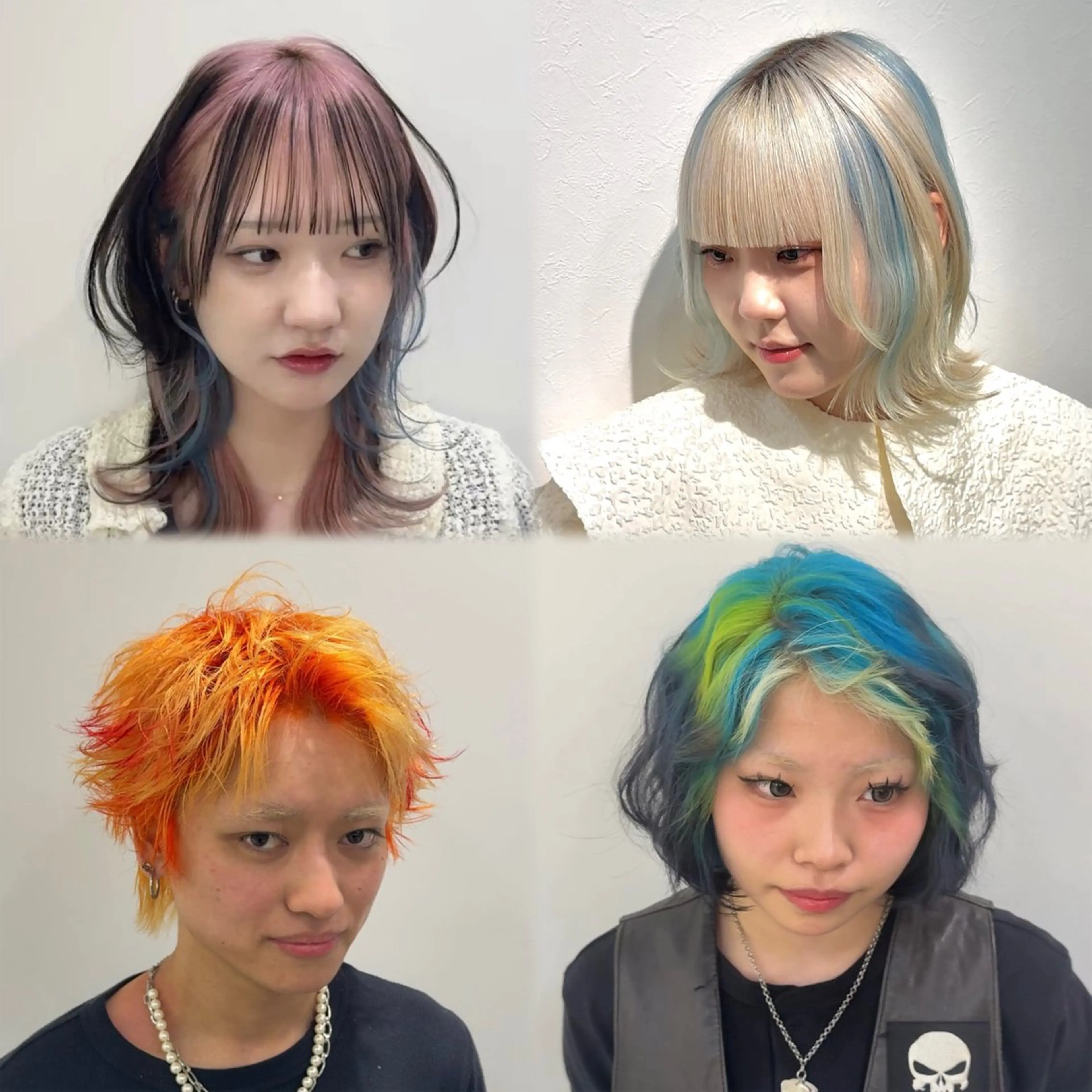 カラー ベージュカラー デザインカラー ミルクティーベージュ カット ヘアカラー llwy名古屋栄所属・RYUKI/ブリーチ /ハイトーンのヘアスタイル