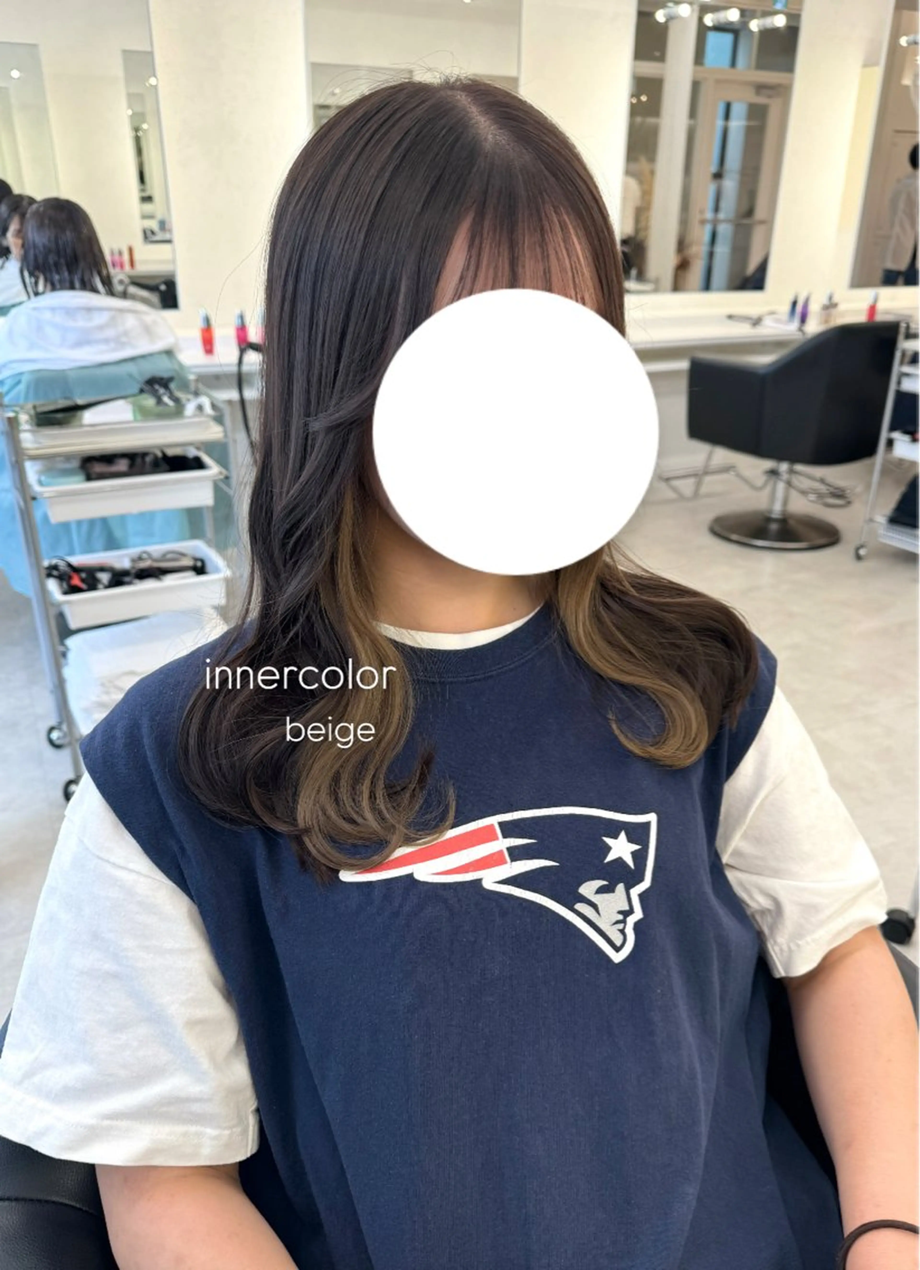 セミロング カラー ParveMix ♡白神みやびのヘアスタイル