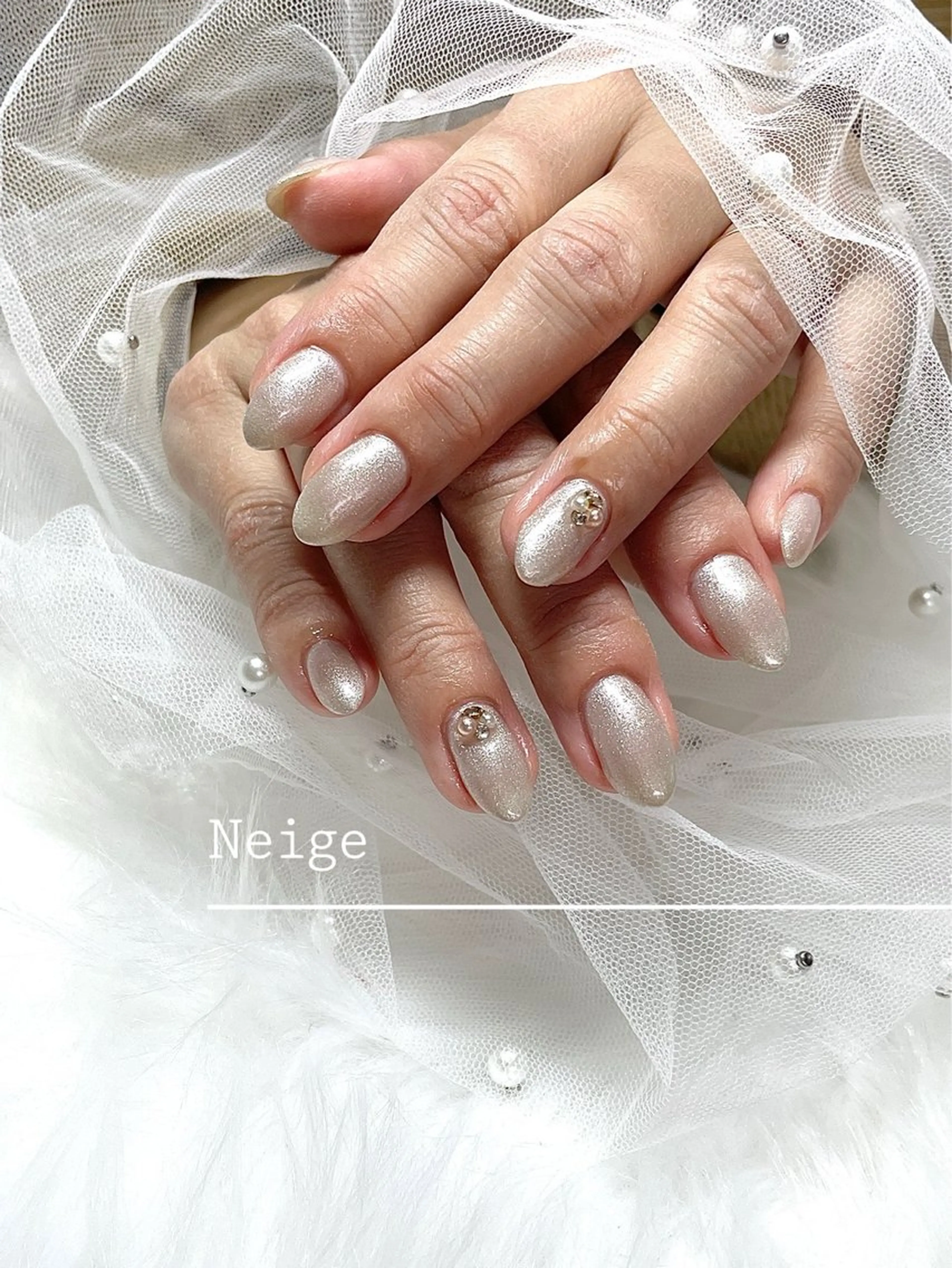 ネイル ハンドネイル Neige‪𓂃ai ＊梅津 / 松尾のネイルデザイン