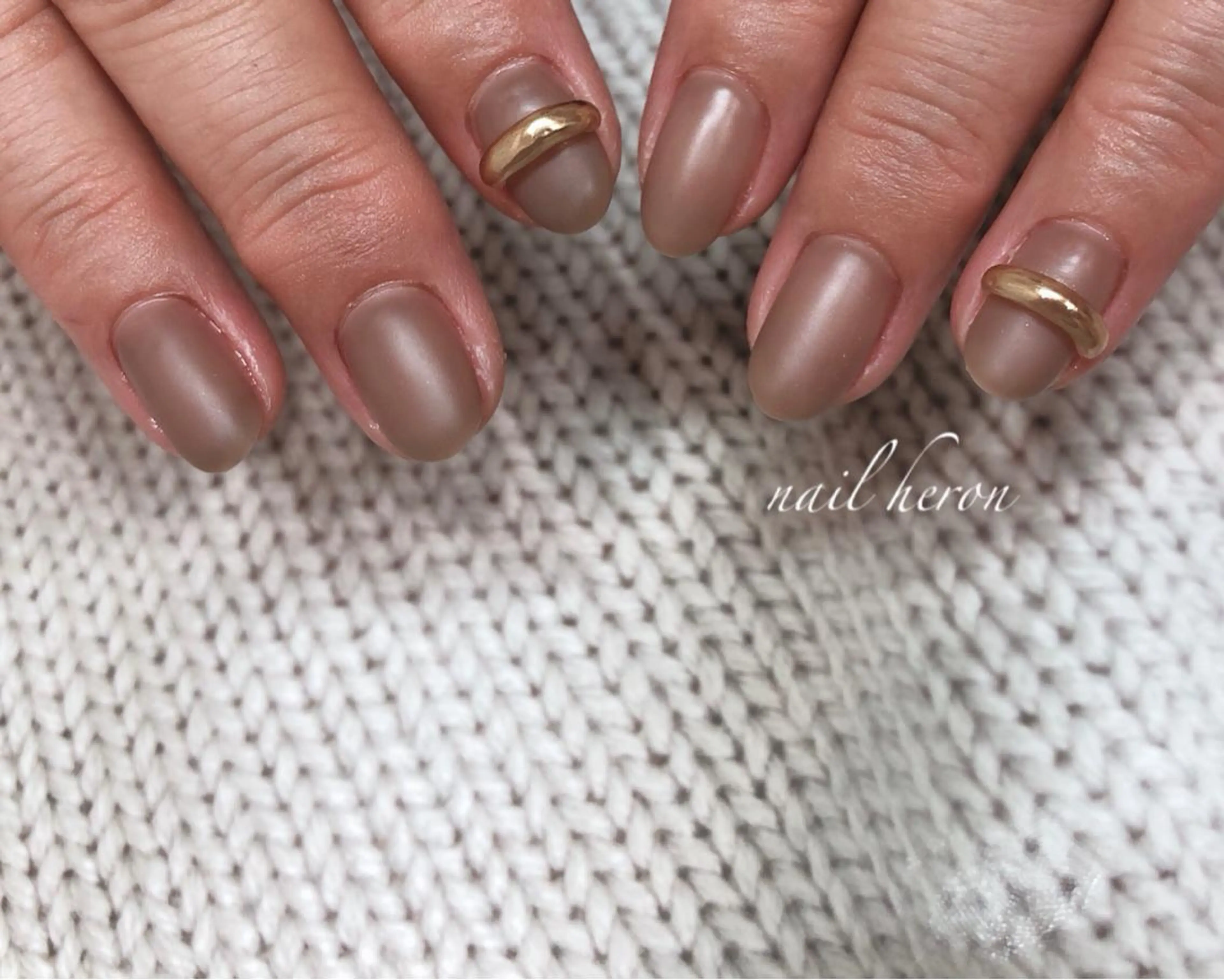 ネイル マットネイル saki_ nail heronのネイルデザイン