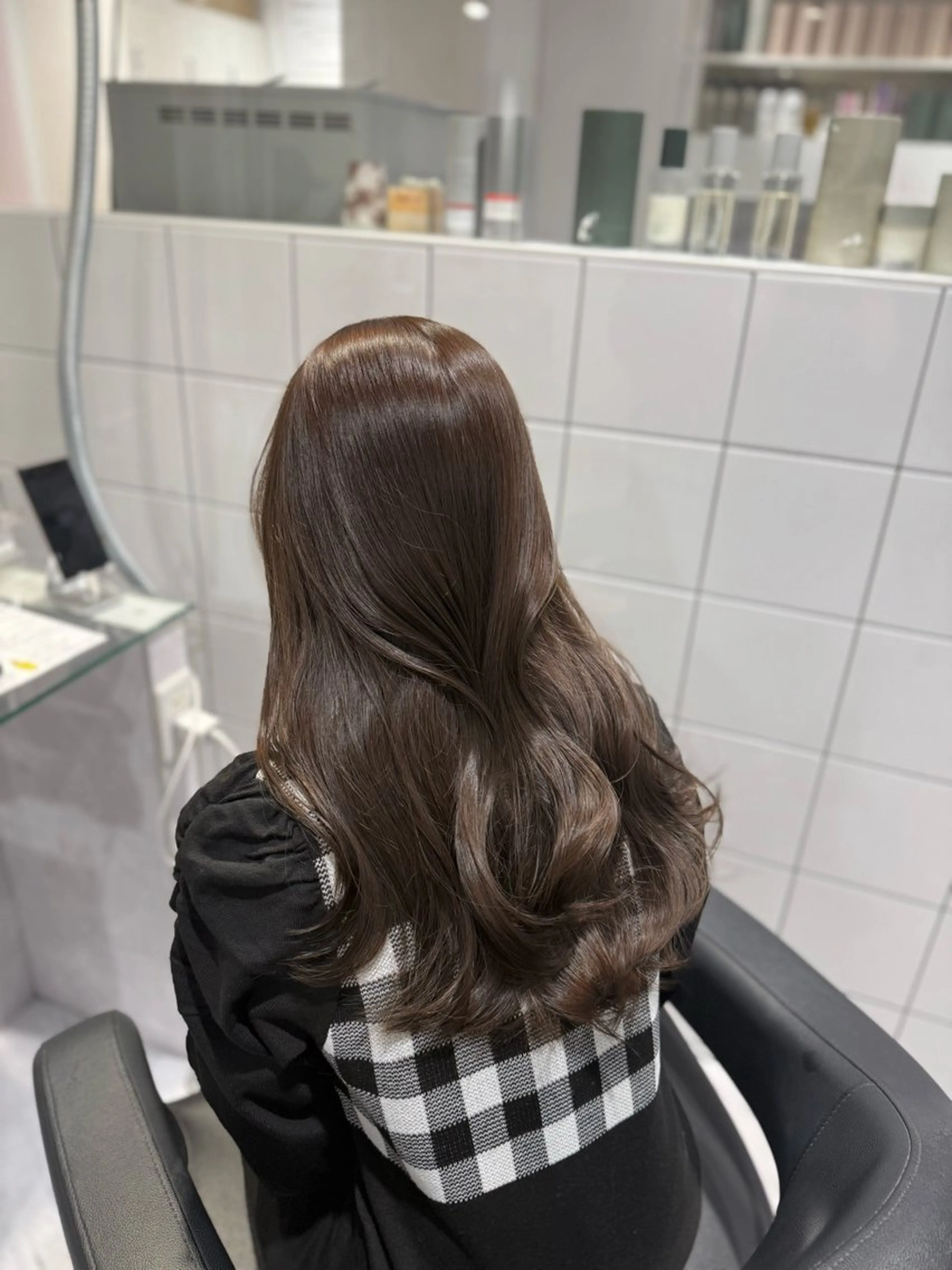 ロング カラー ヘアカラー トリートメント ヘッドスパ ヘアセット CODE.LINE Rimuのヘアスタイル