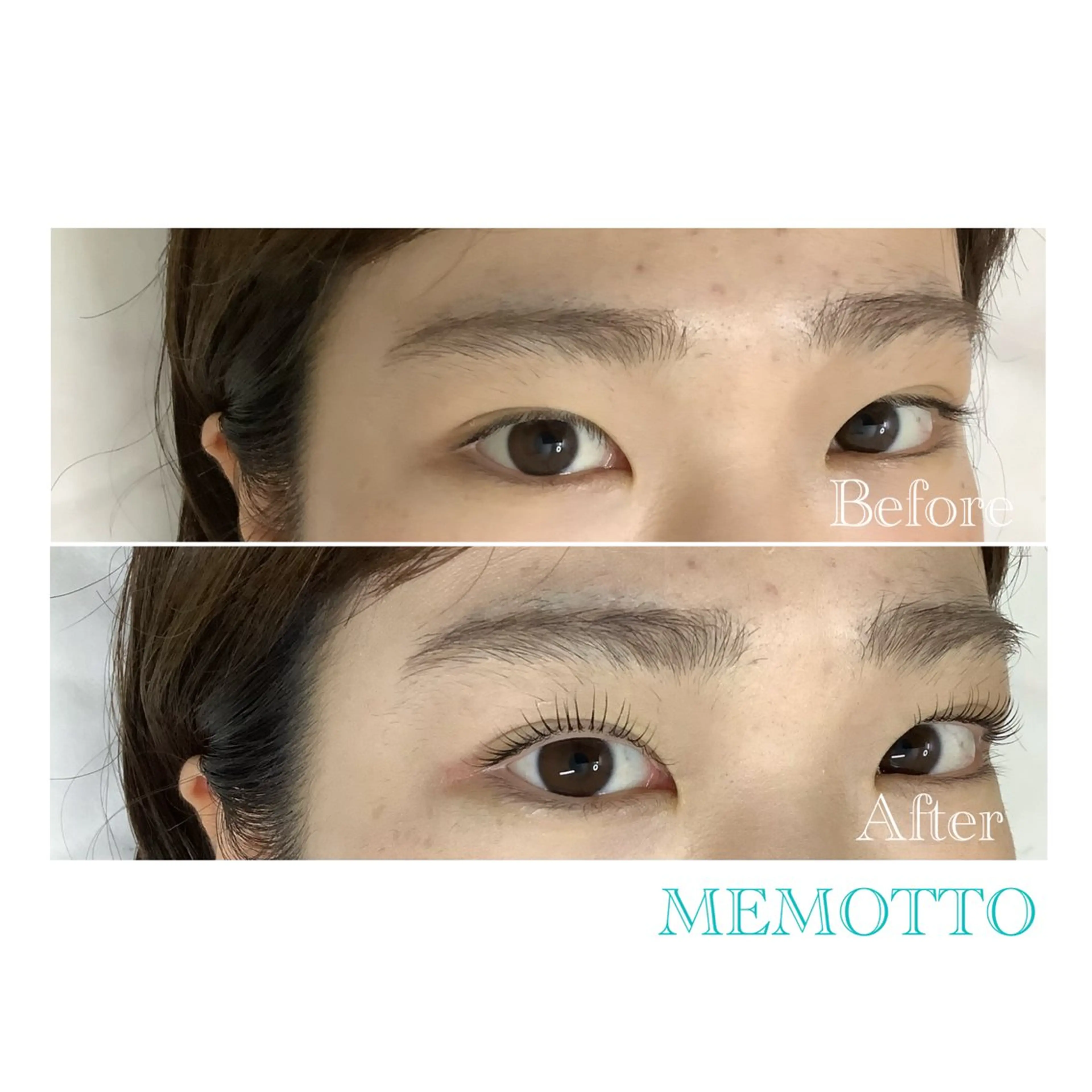 マツエク・マツパ 一重×まつ毛パーマ マツパ MEMOTTO CHIHIROのマツエク・マツパデザイン