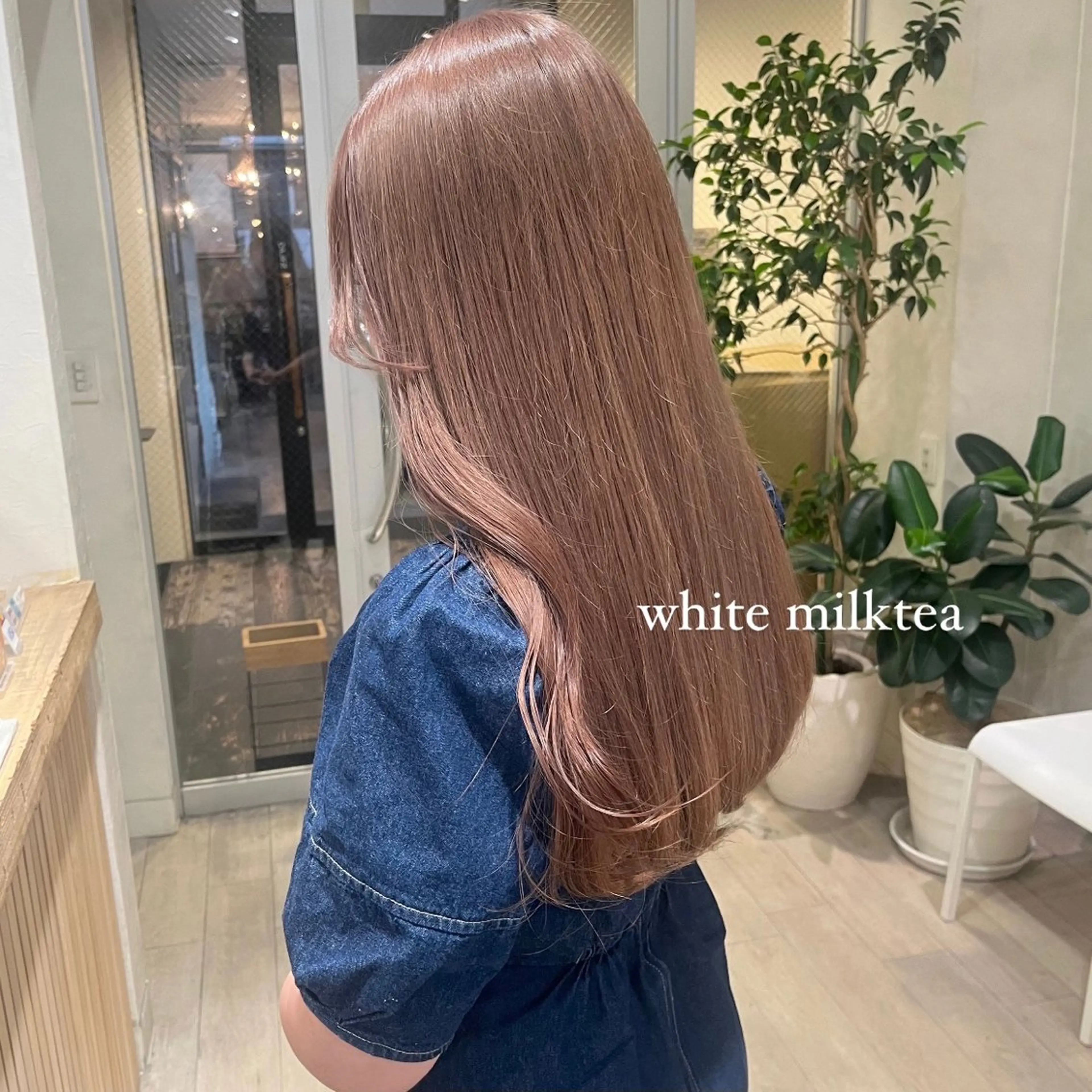 ロング ヘアカラー SiLO yuri andoのヘアスタイル