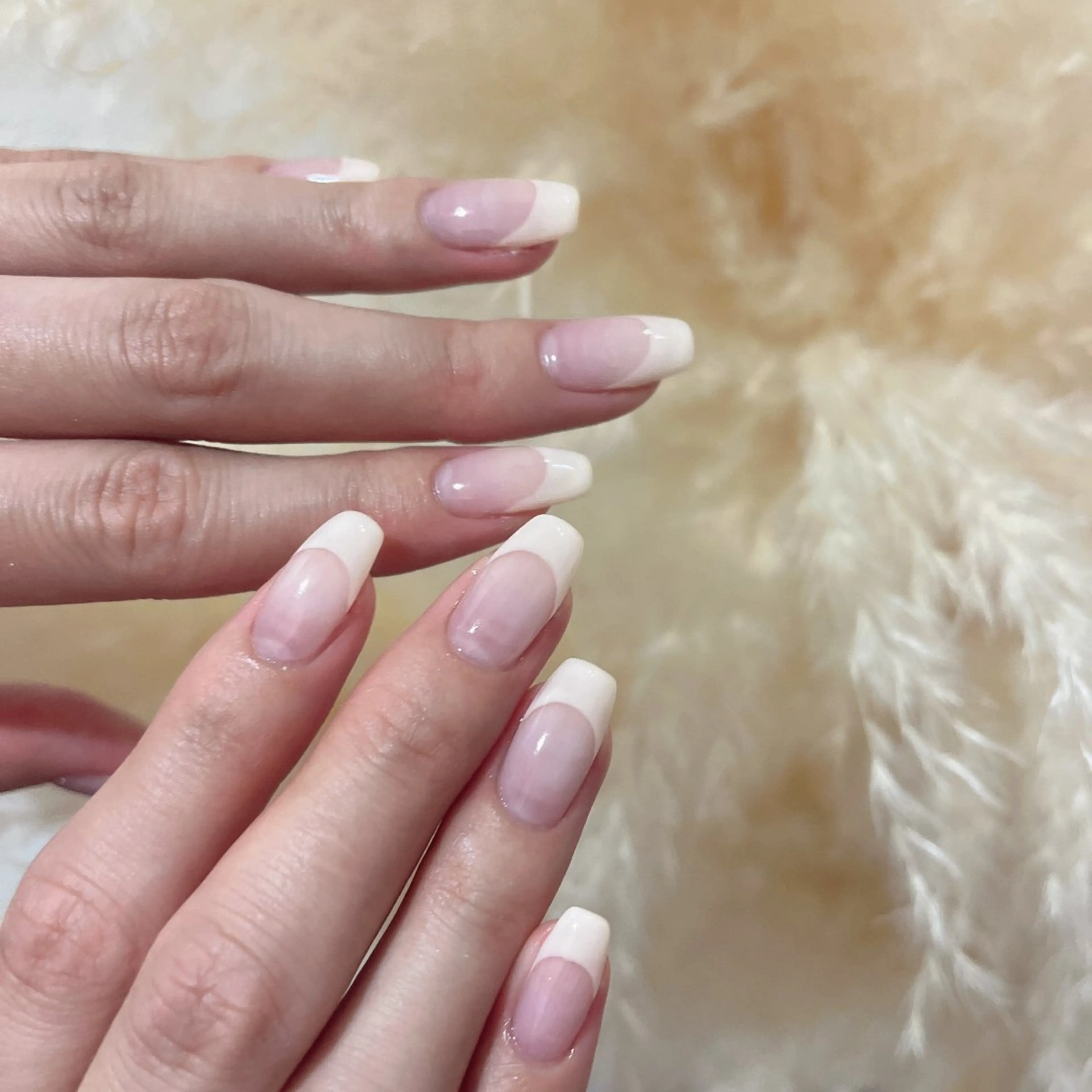 ネイル クリアネイル フレンチネイル Lumos hirocoのネイルデザイン