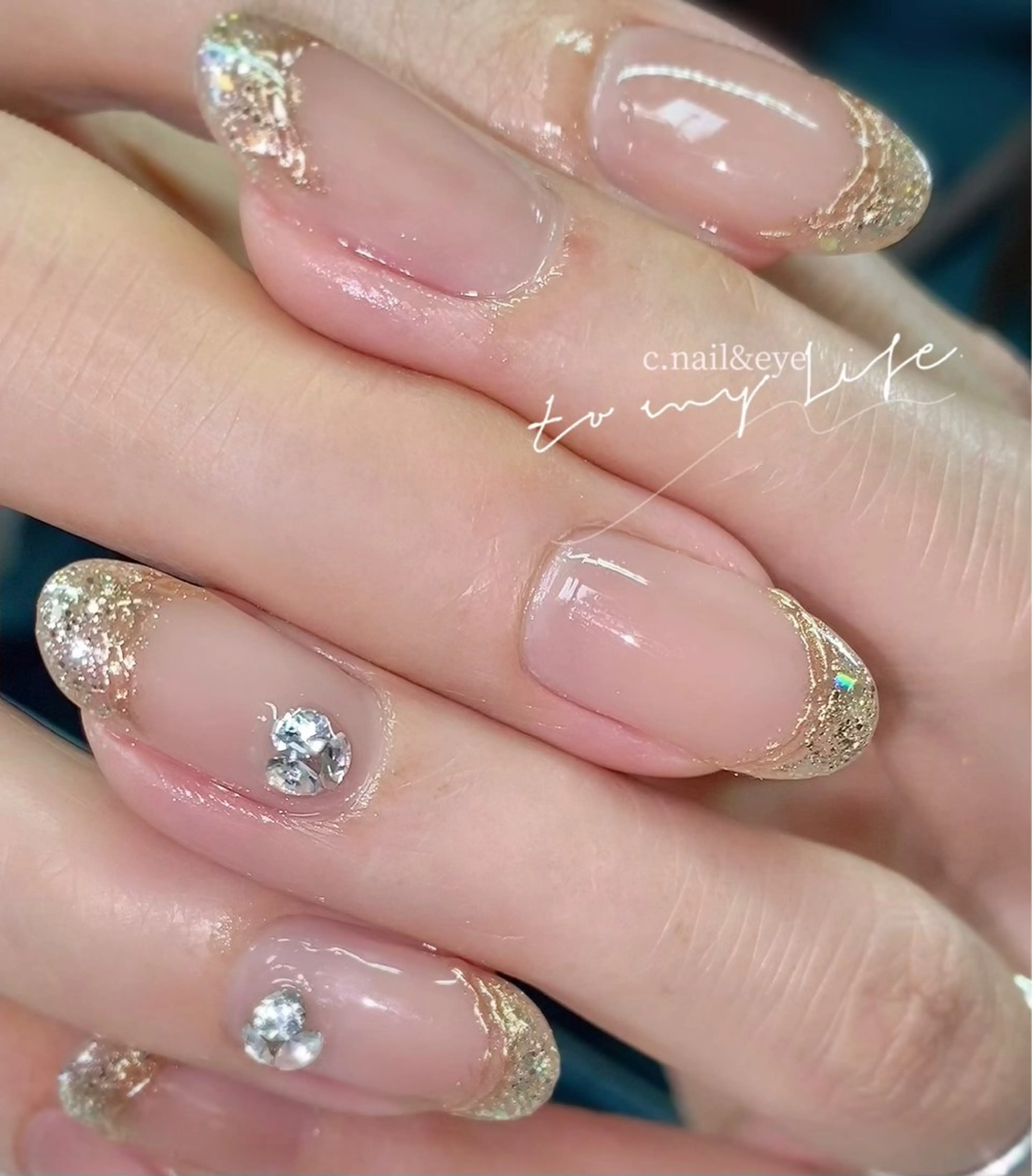 🌈長さ出しチップ１０本＋選べるデザインサンプル数種類🌈の写真