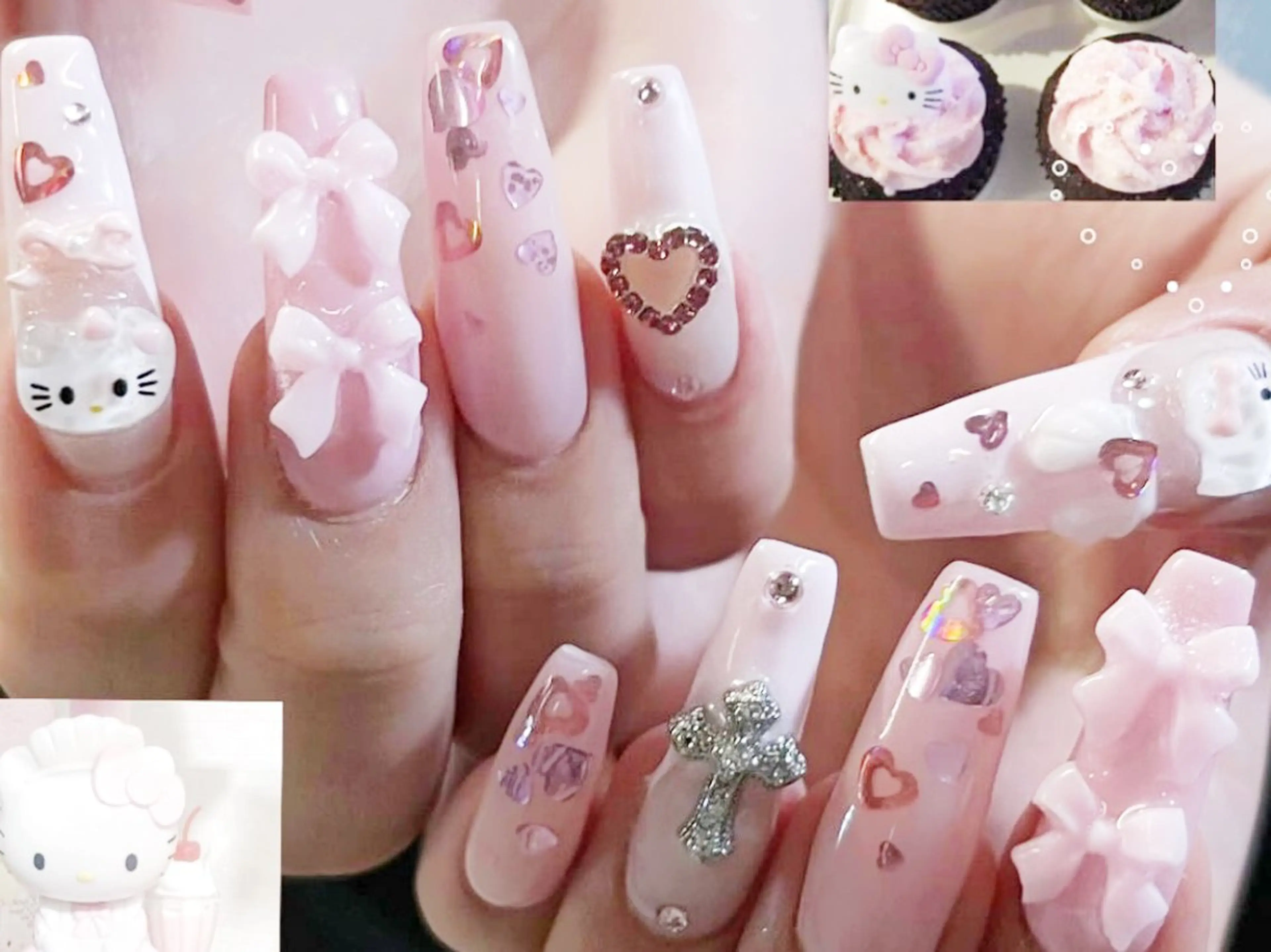 メンズ ネイル アートネイル フレンチネイル ジェルネイル キラキラネイル パラジェル ハンドネイル Bloom スカルプ専門店のネイルデザイン