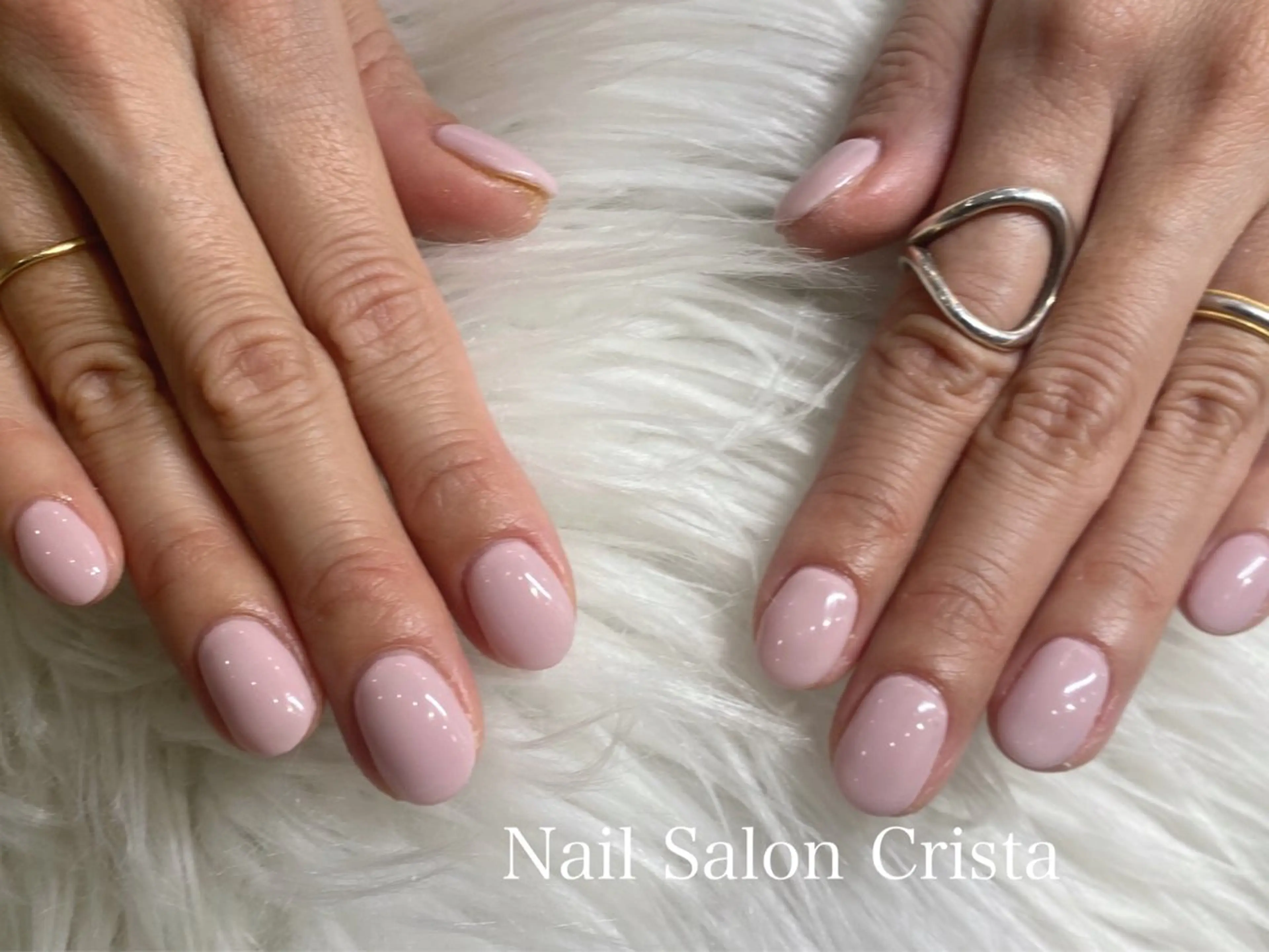 ネイル ジェルネイル パラジェル ピンク ハンドネイル CRISTA所属・CRISTA MOMOのネイルデザイン