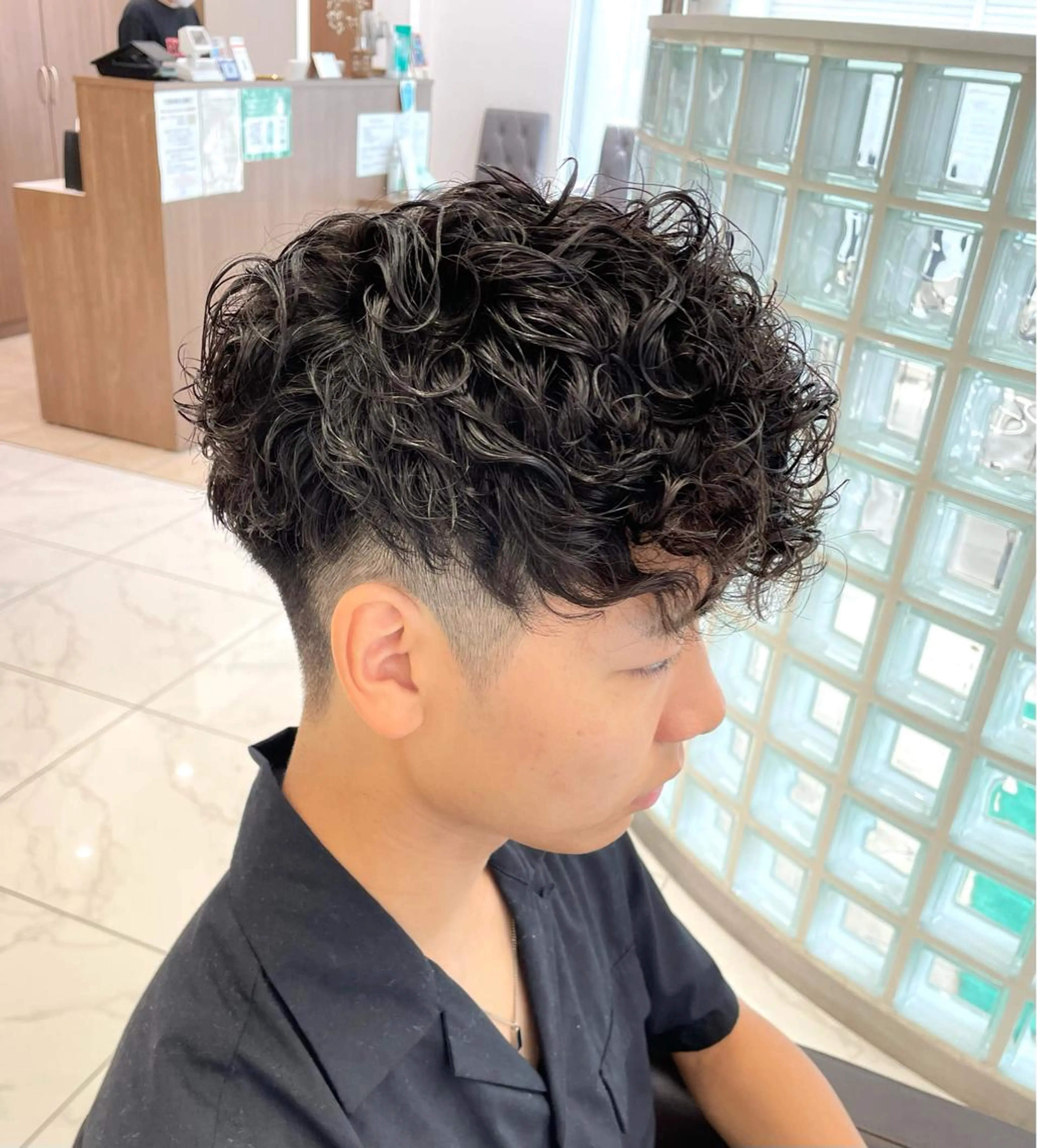 パーマ メンズ カット パーマ 【メンズ特化】 池田大成✂︎のヘアスタイル