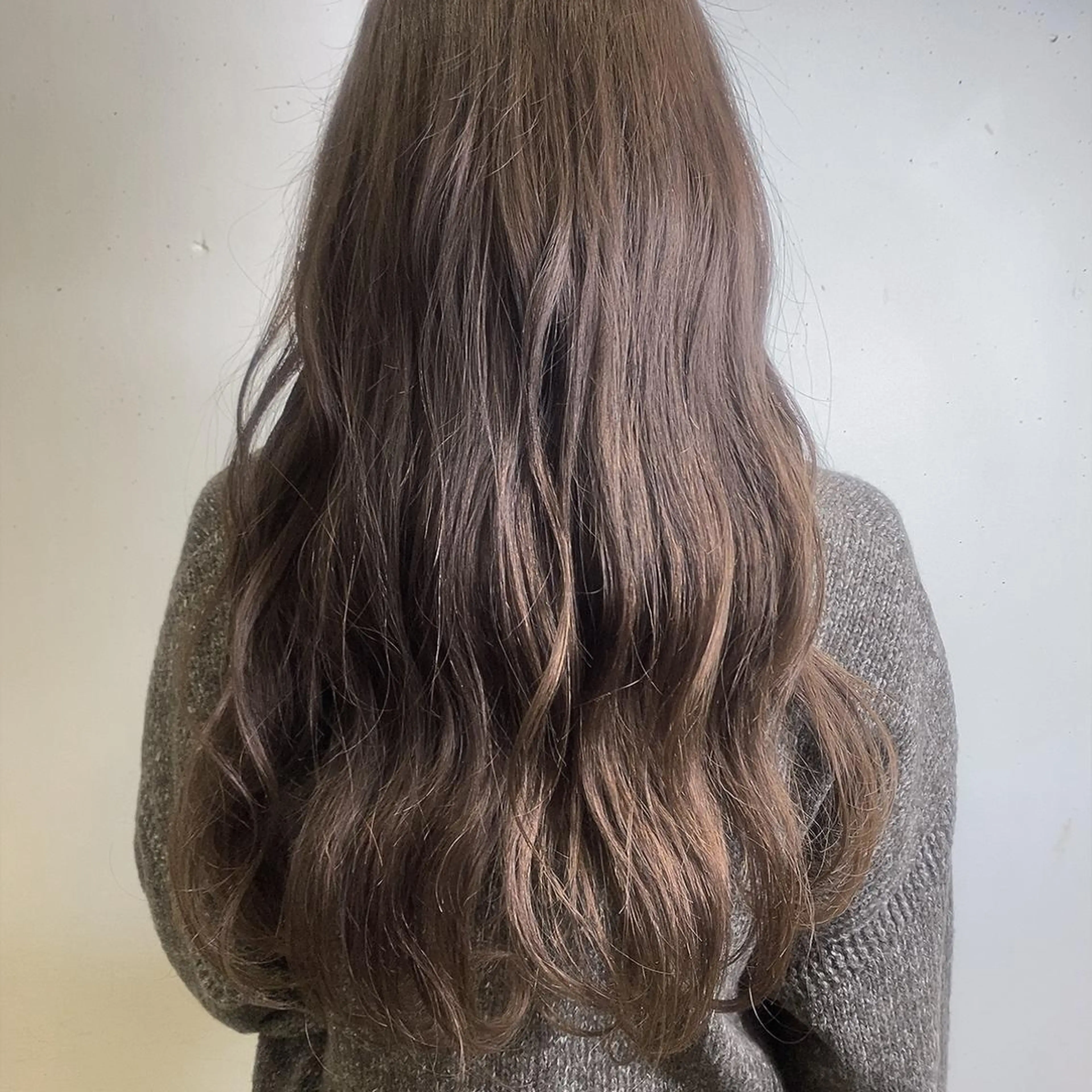 ロング カラー ヨシンモリ 韓国風ヘア 💚 nao💚のヘアスタイル