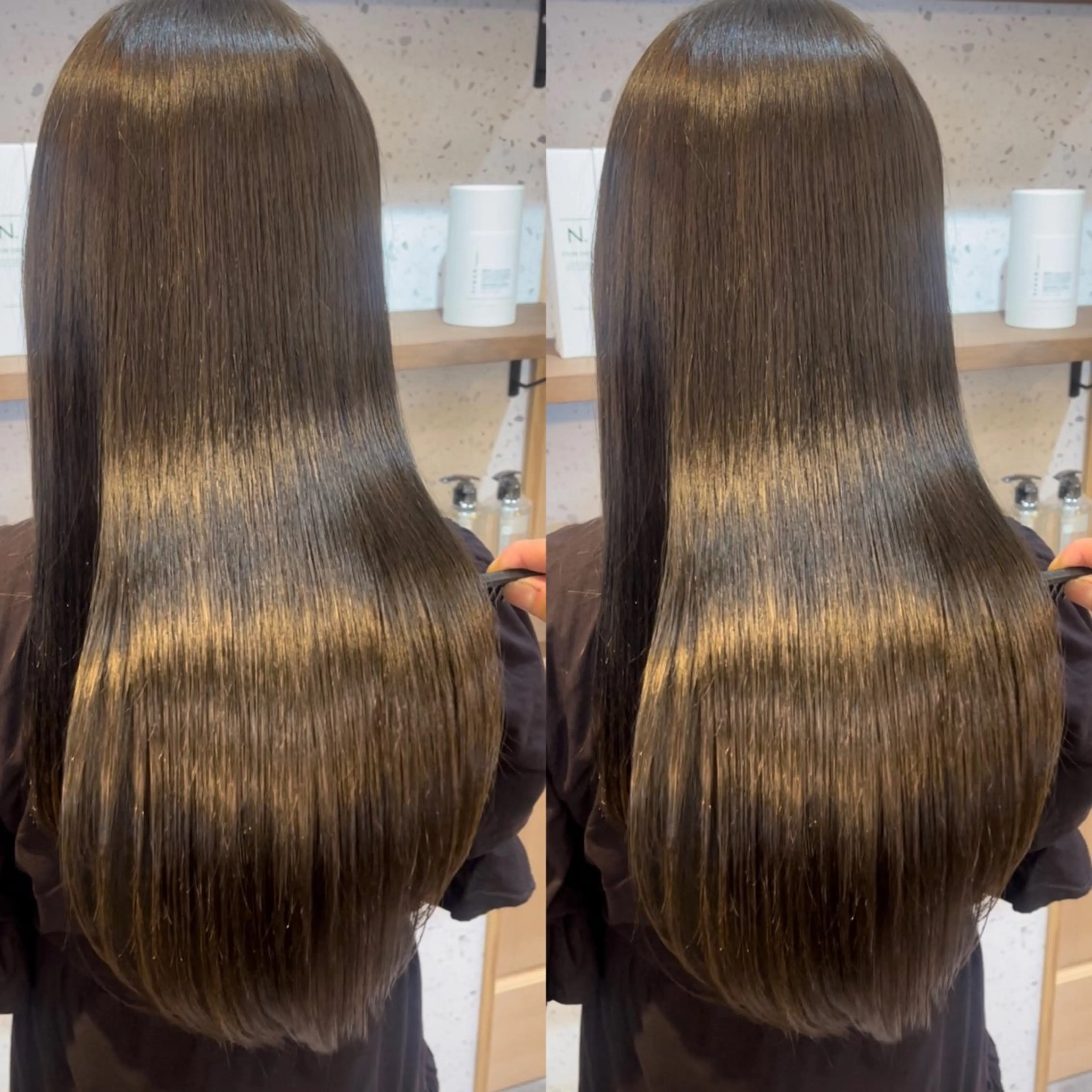 💕人気 No. 3メニュー💕カラー+TOKIOトリートメントの写真