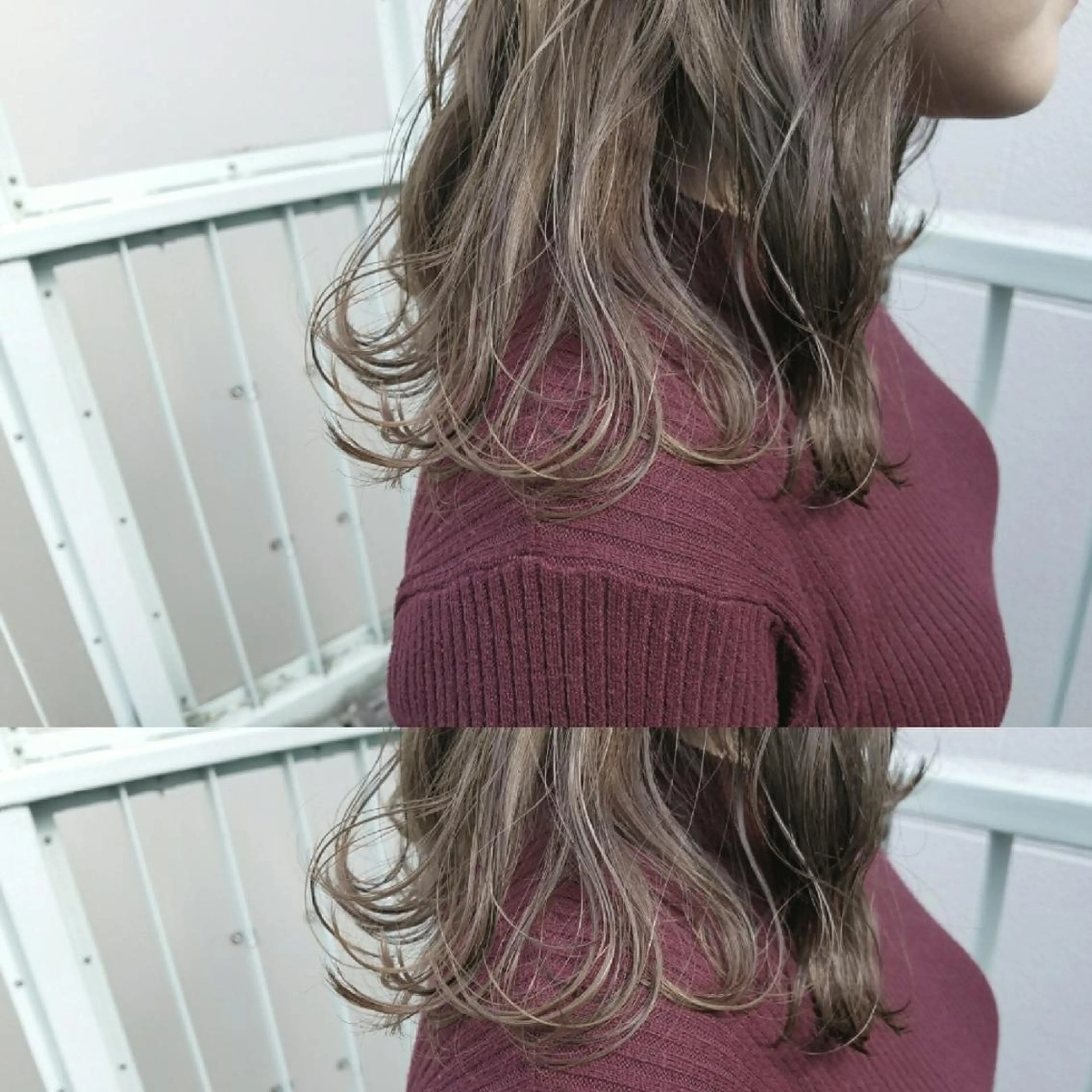 ミディアム 今中 小百合のヘアスタイル
