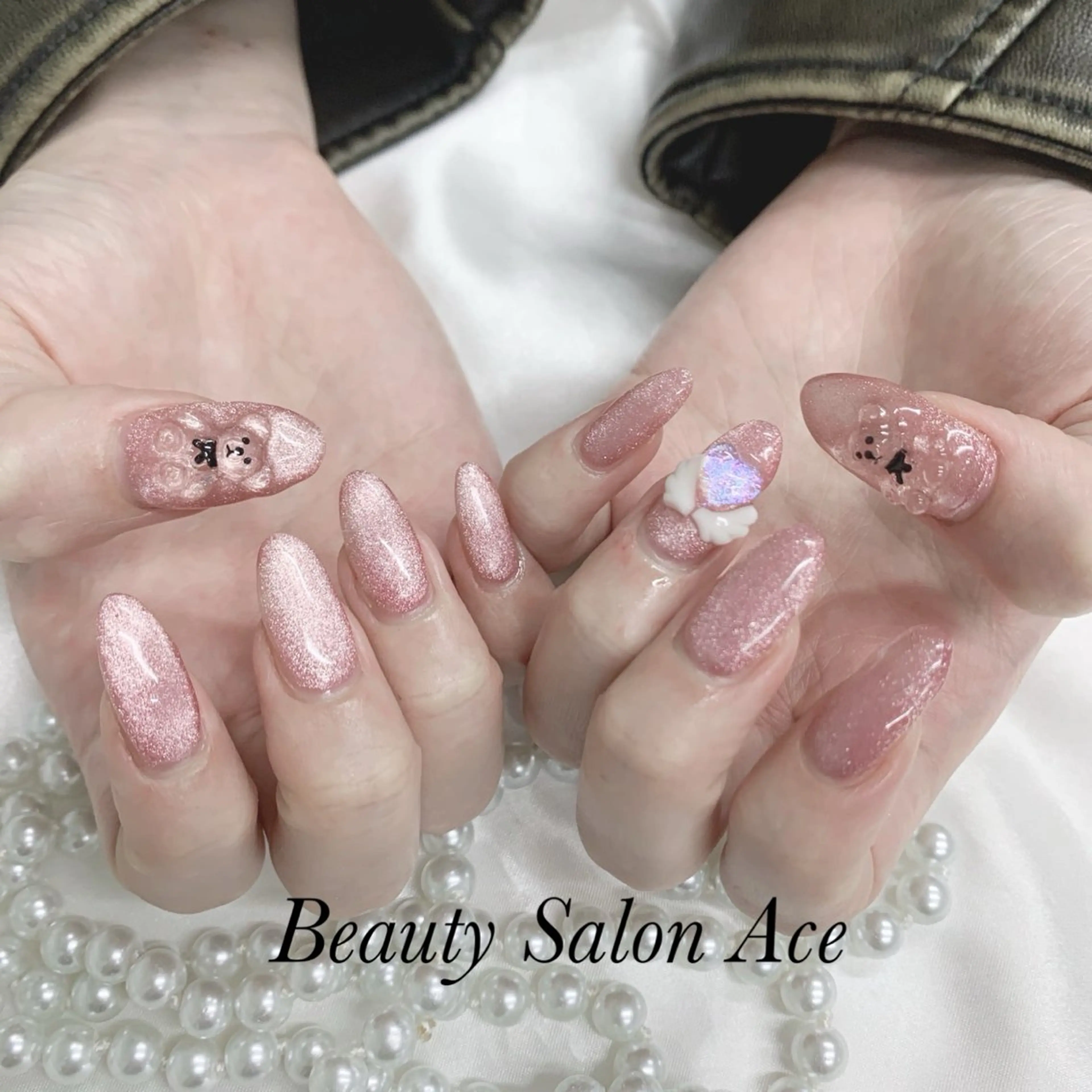 ネイル マグネットネイル ハンドネイル ハンドケア 池袋フィルイン Ace♡Nailのネイルデザイン