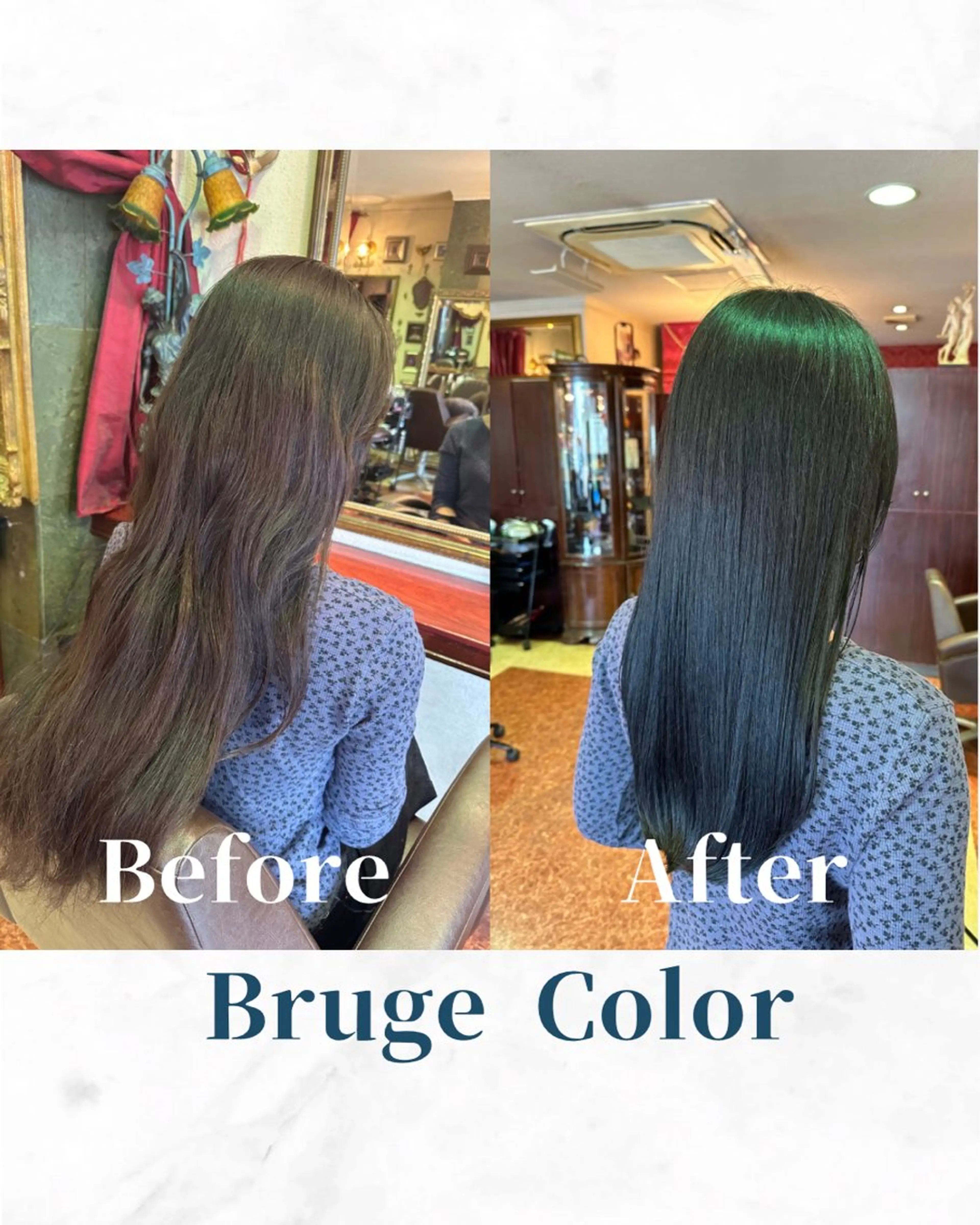 ロング カラー ブルーカラー ブルージュ 透明感カラー グレージュ 髪質改善 カット ヘアカラー トリートメント 【美髪矯正 /髪質改善】RINのヘアスタイル