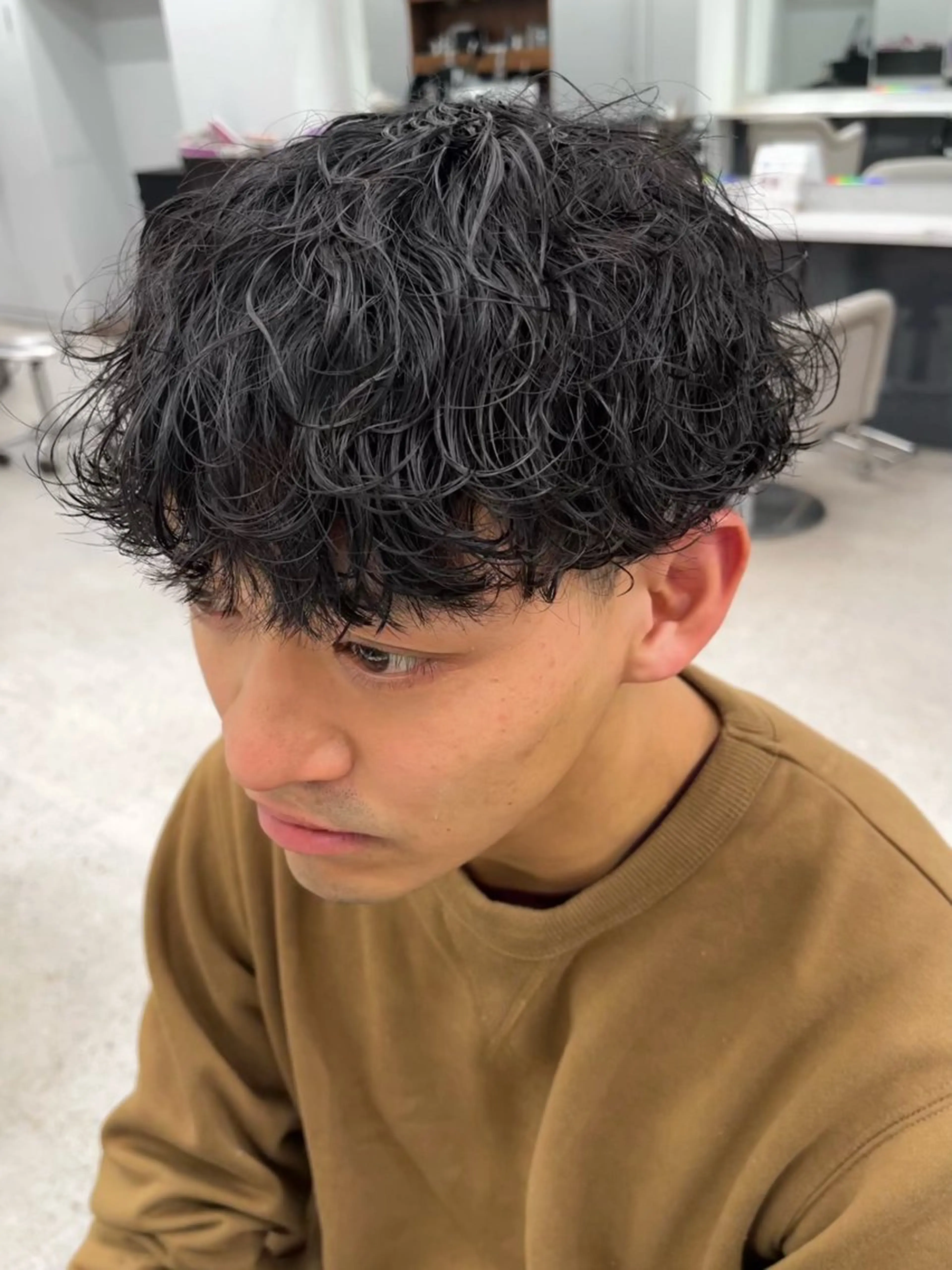 パーマ メンズ カット パーマ 🍐シャドウパーマ メンズ特化/守岡🍐のヘアスタイル