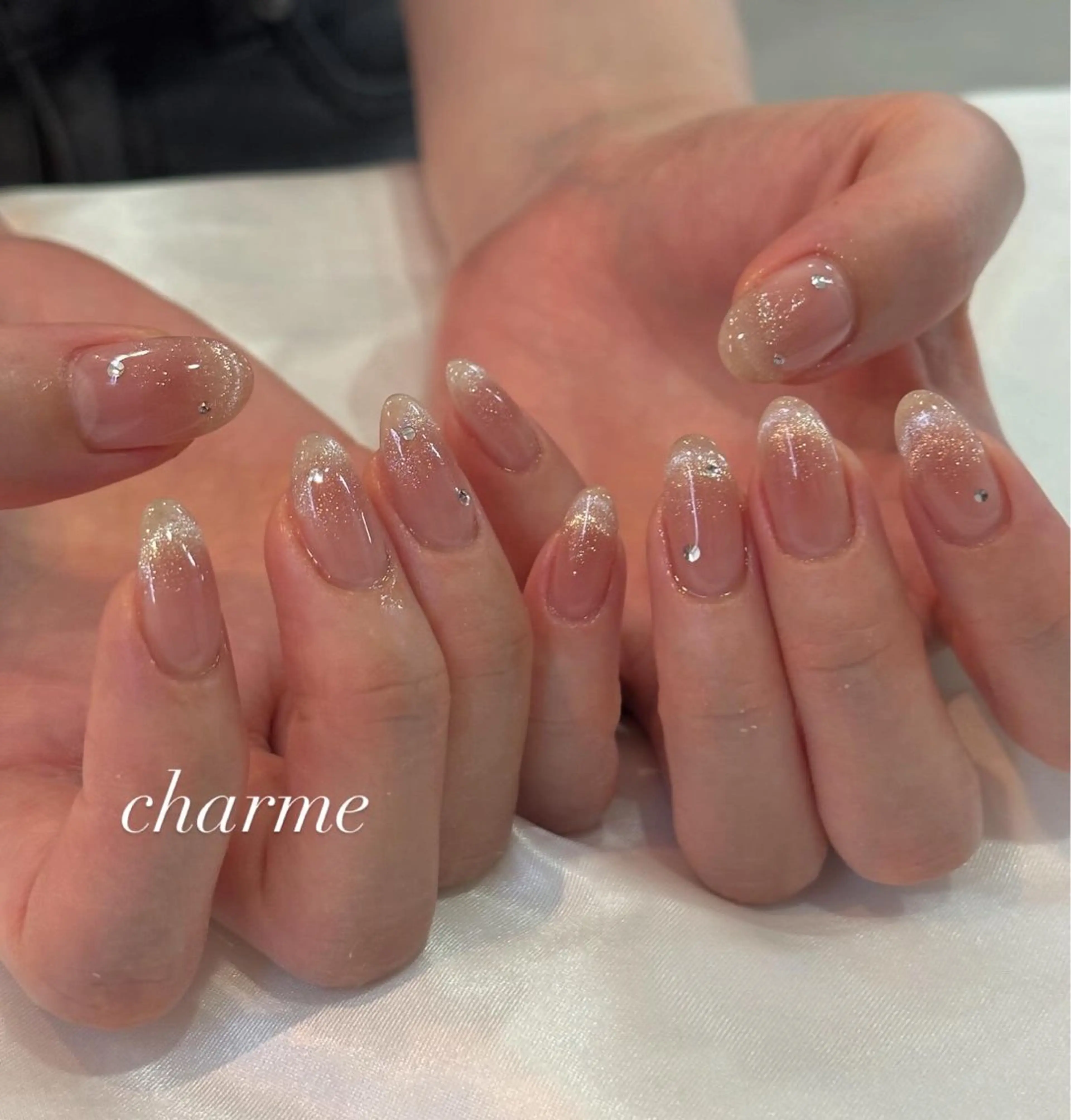 ネイル チークネイル charme nailのネイルデザイン