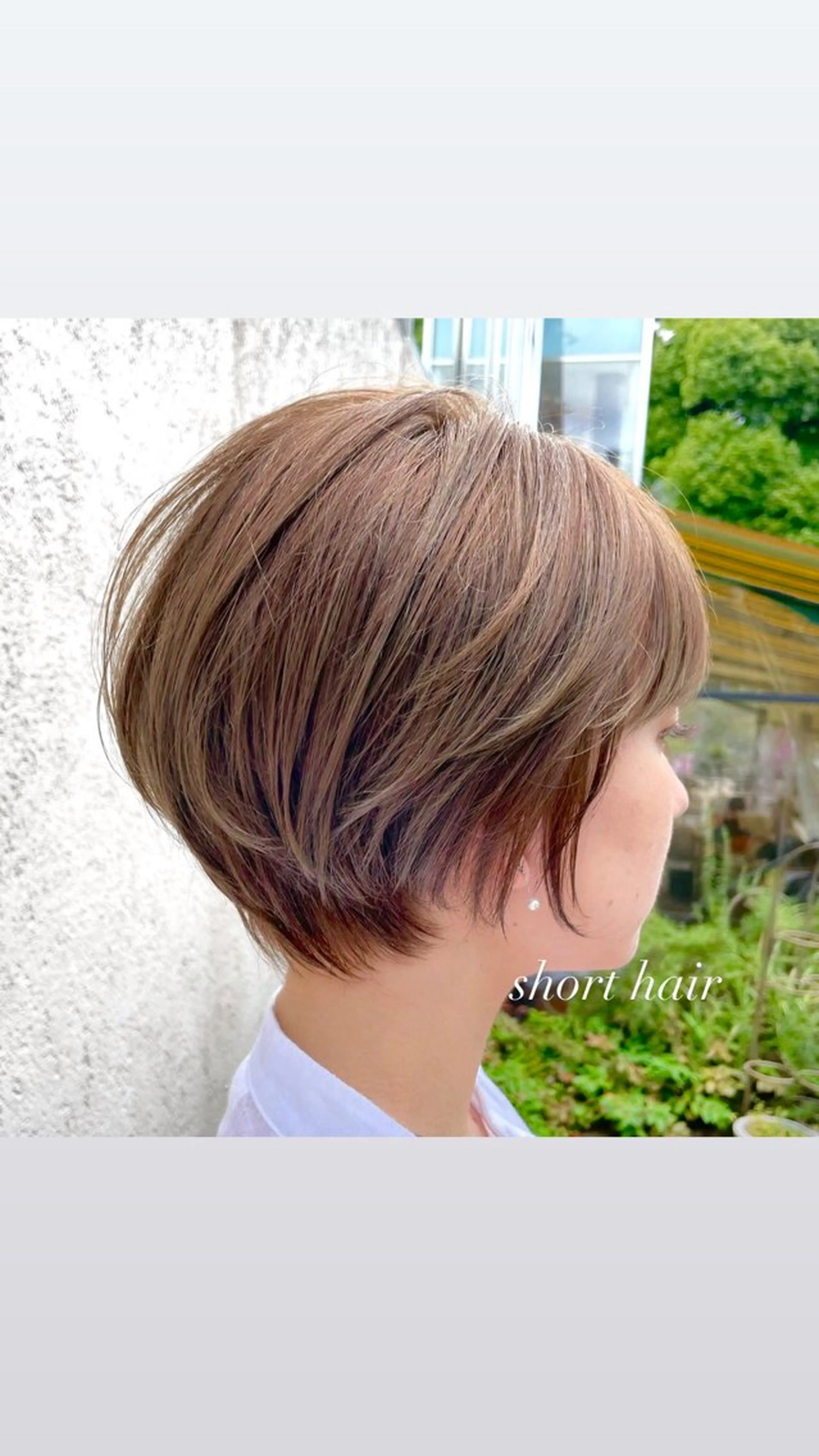 ショート 丸みショート くびれヘア 似合わせカット ショートヘア 小顔カット ♡レイヤー/ボブ 透明感/うらら♡のヘアスタイル