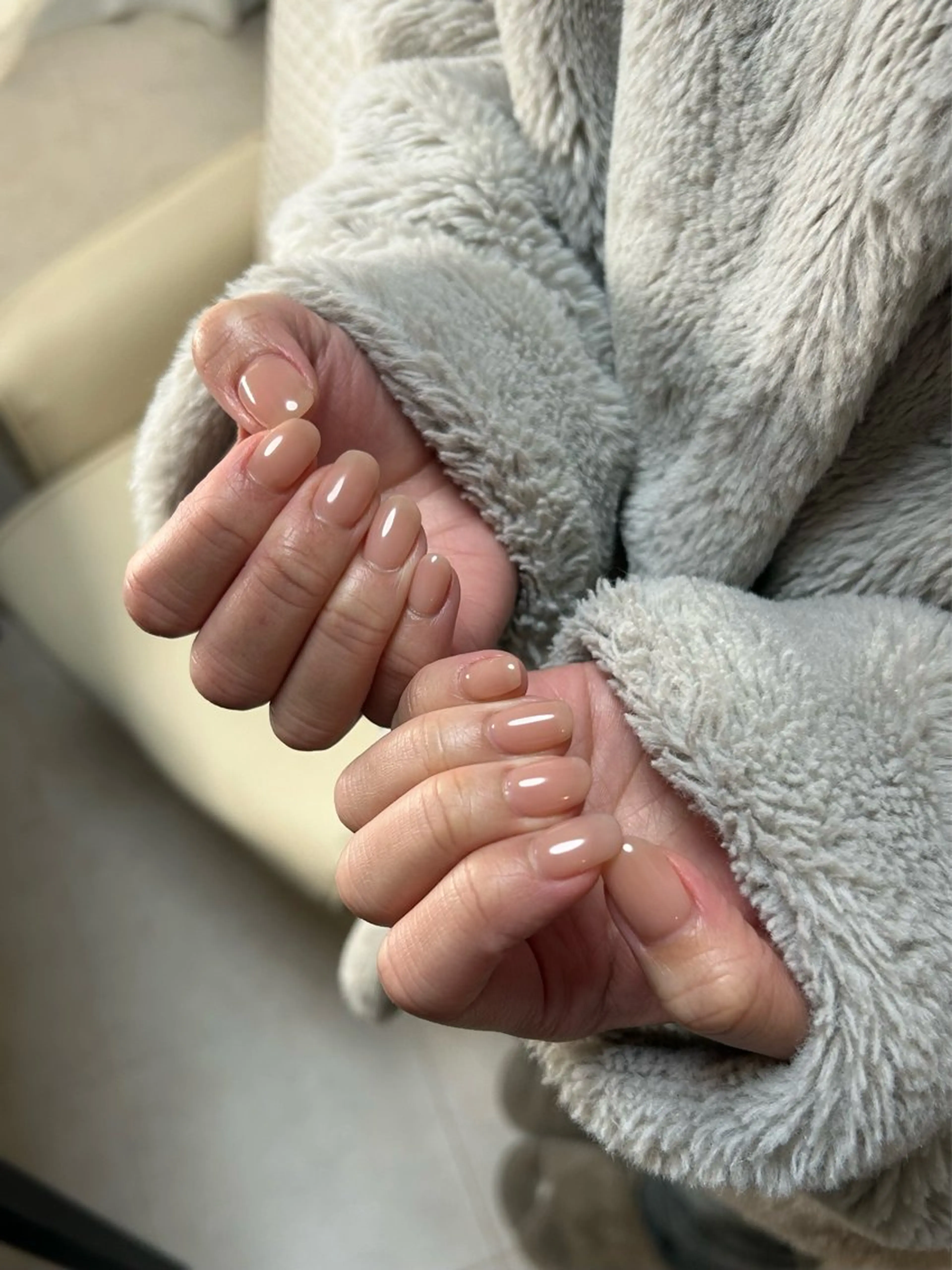 ネイル ワンカラーネイル ハンドネイル ten nail salon　かえでのネイルデザイン