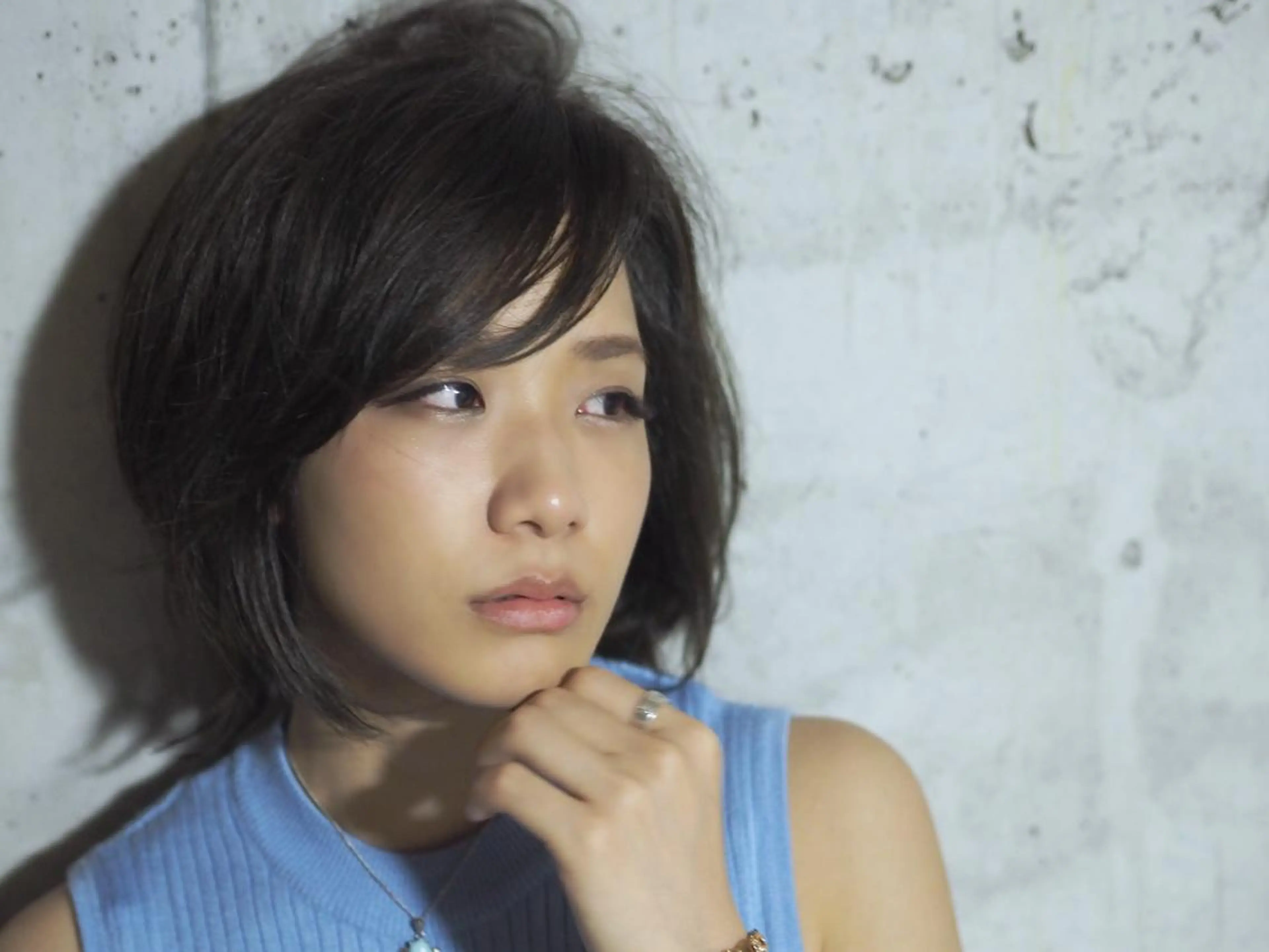 ミディアム 坂本 直樹のヘアスタイル