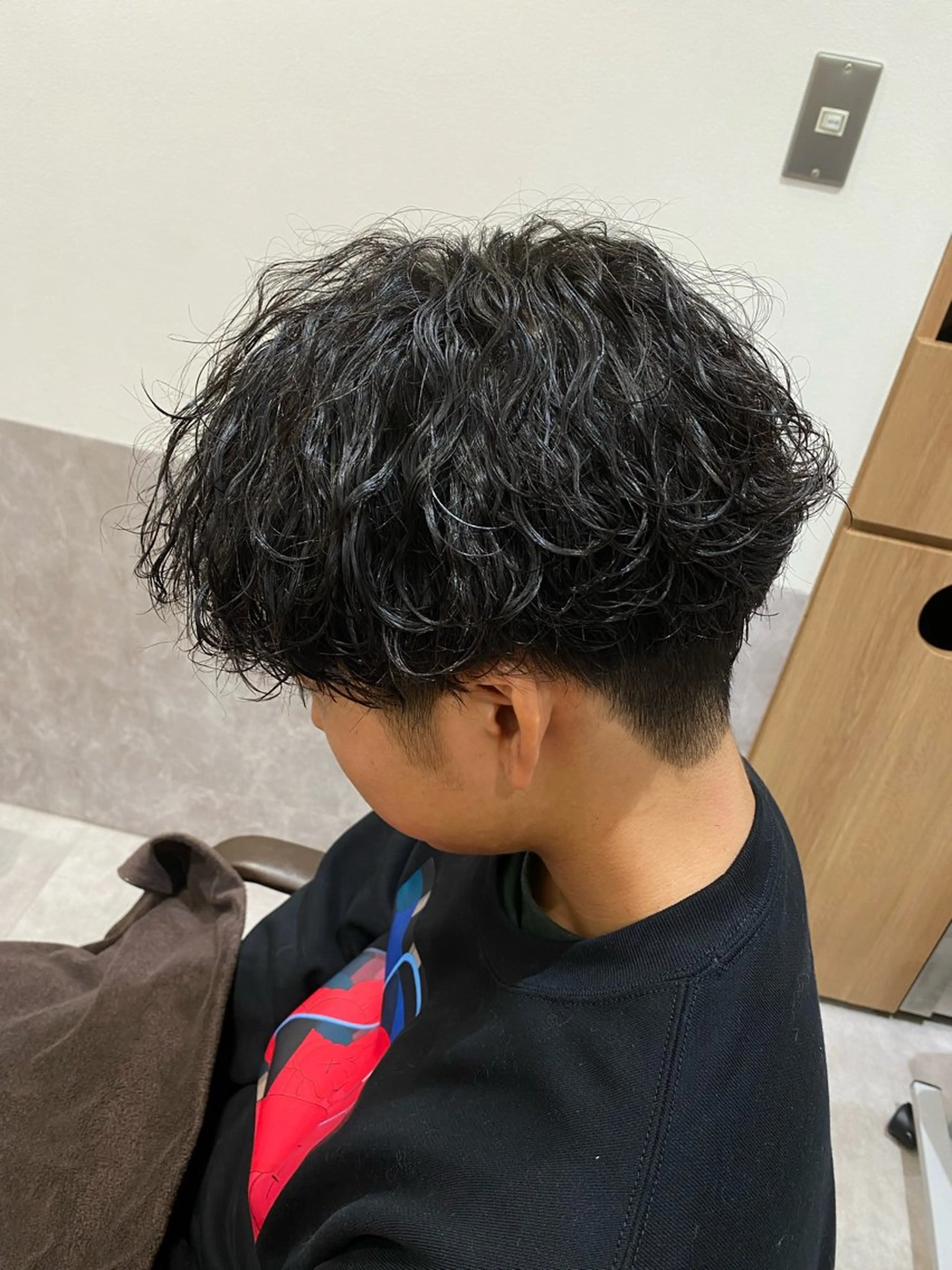 カット＋波巻きパーマ＋トリートメントの写真