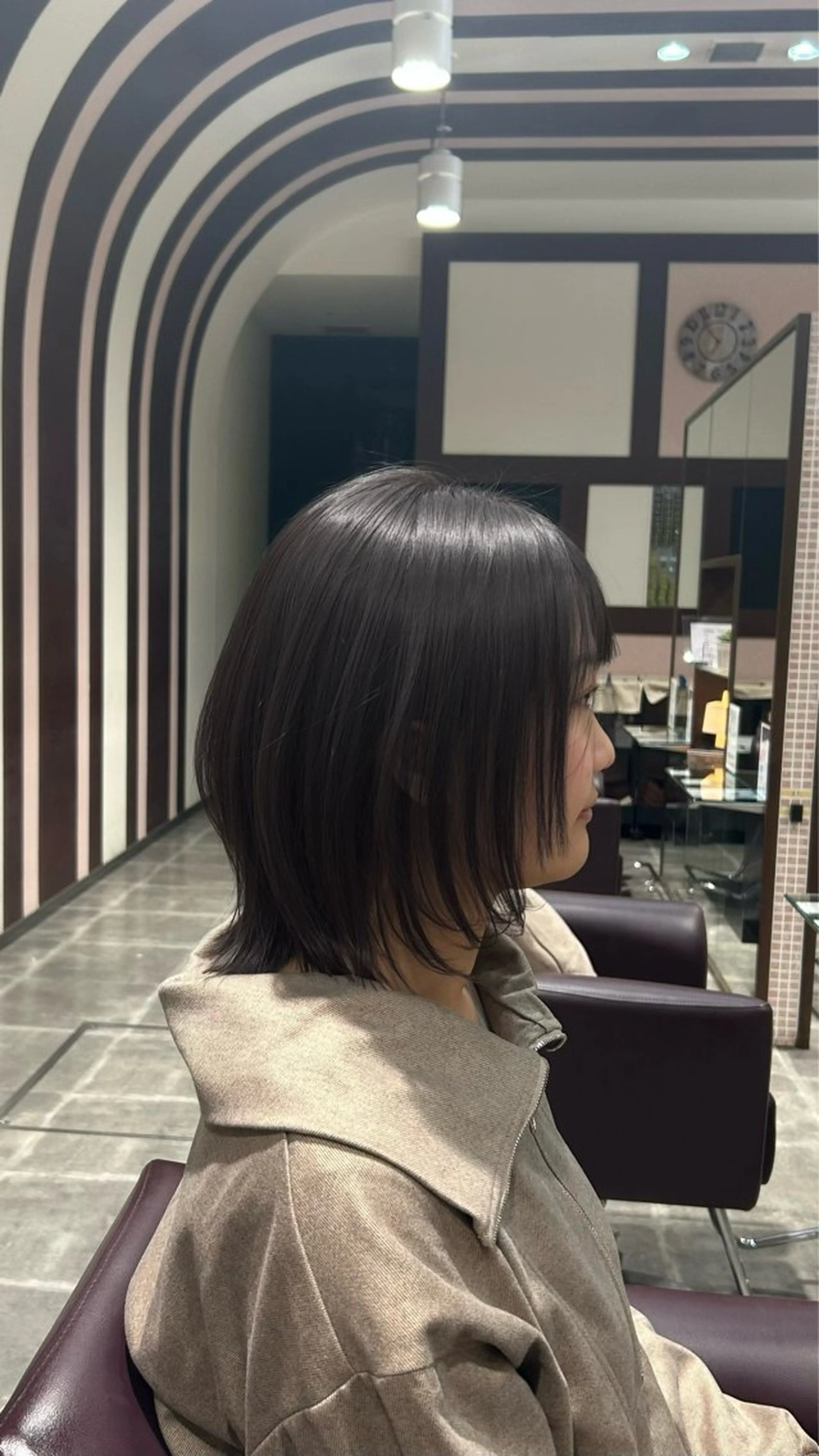 ショート ボブレイヤー ボブ レイヤーカット La bless なんばスカイオ所属・韓国レイヤー/顔周り カット/Takunaのヘアスタイル