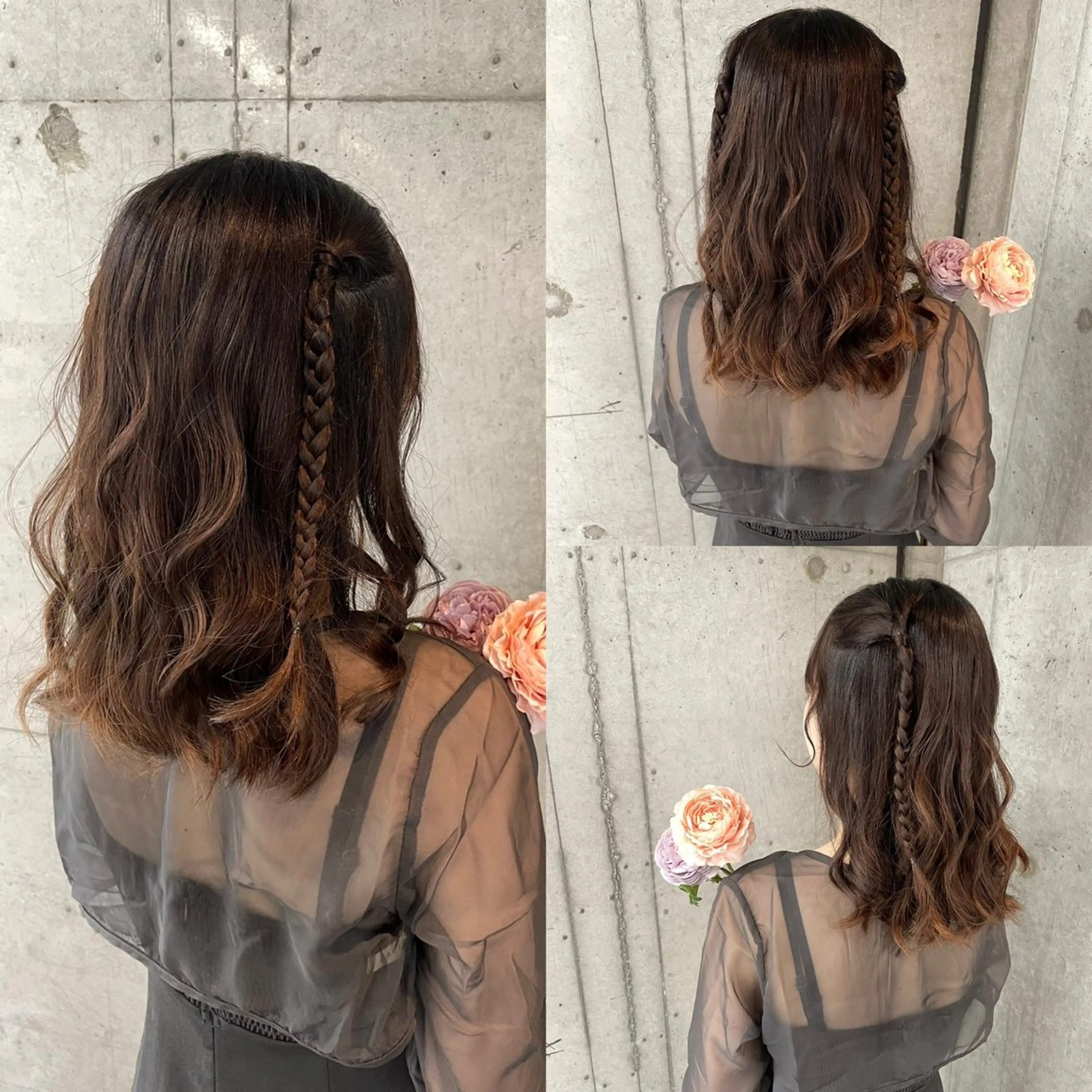 ヘアアレンジ ヘアセット 美髪× ヘアセット✨Araiのヘアスタイル