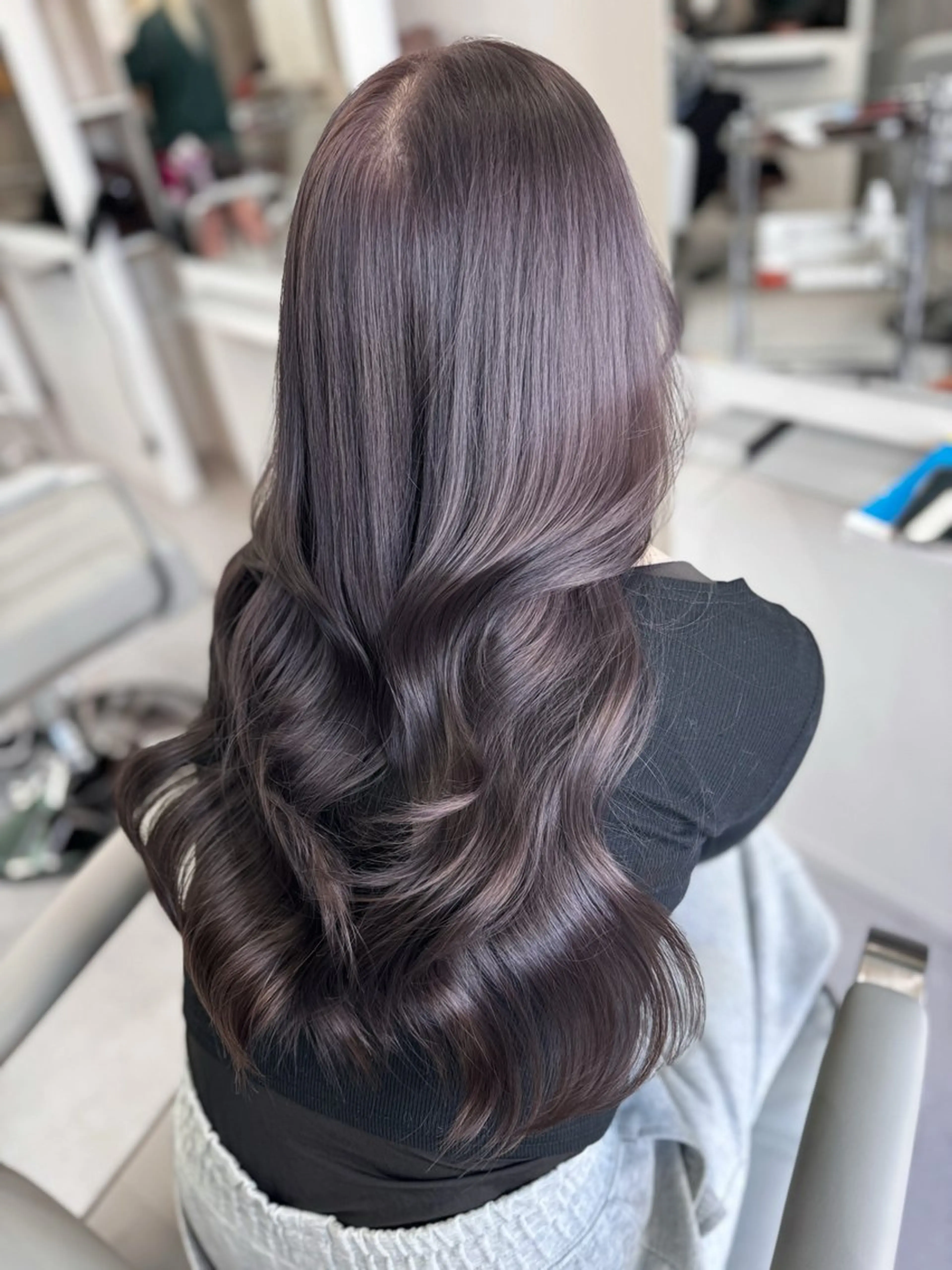 ロング カット ヘアカラー トリートメント 韓国ヘア特化 TAKESHIのヘアスタイル