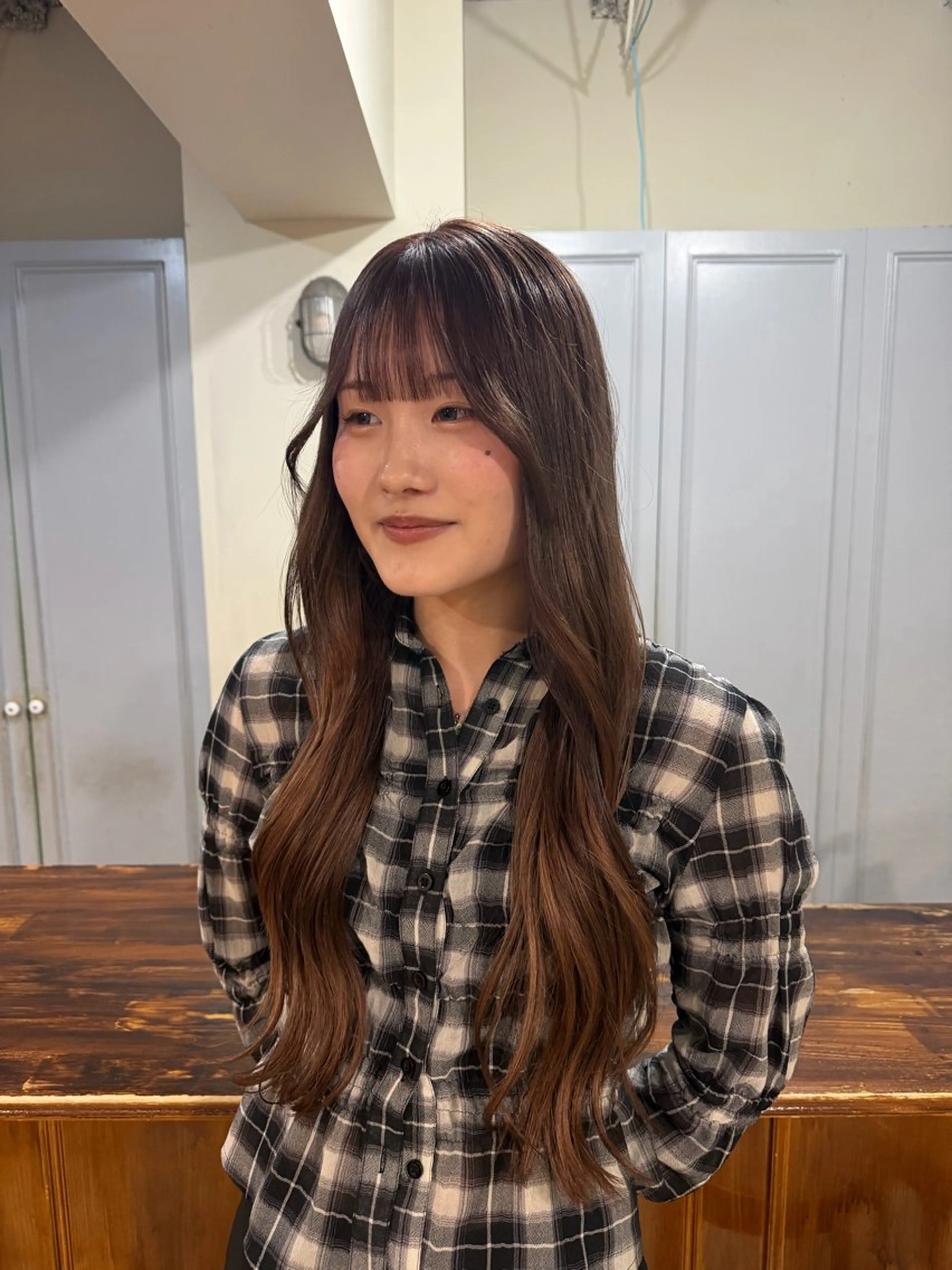 ロング カラー ヘアカラー トリートメント 🤩噂のMr.髪ポジ ティブ®️yu🤩のヘアスタイル