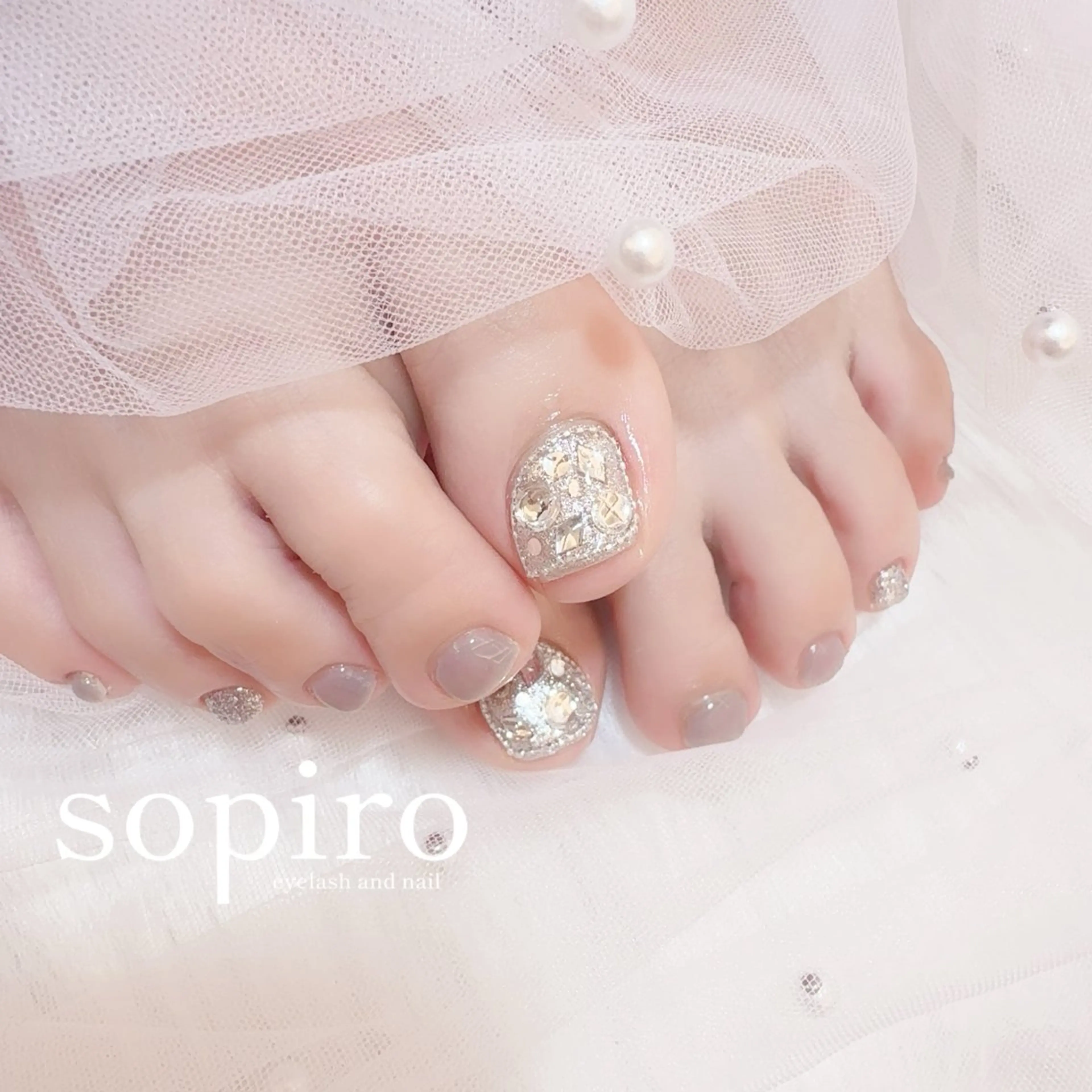 🩰4月限定  【foot】アートやり放題の写真