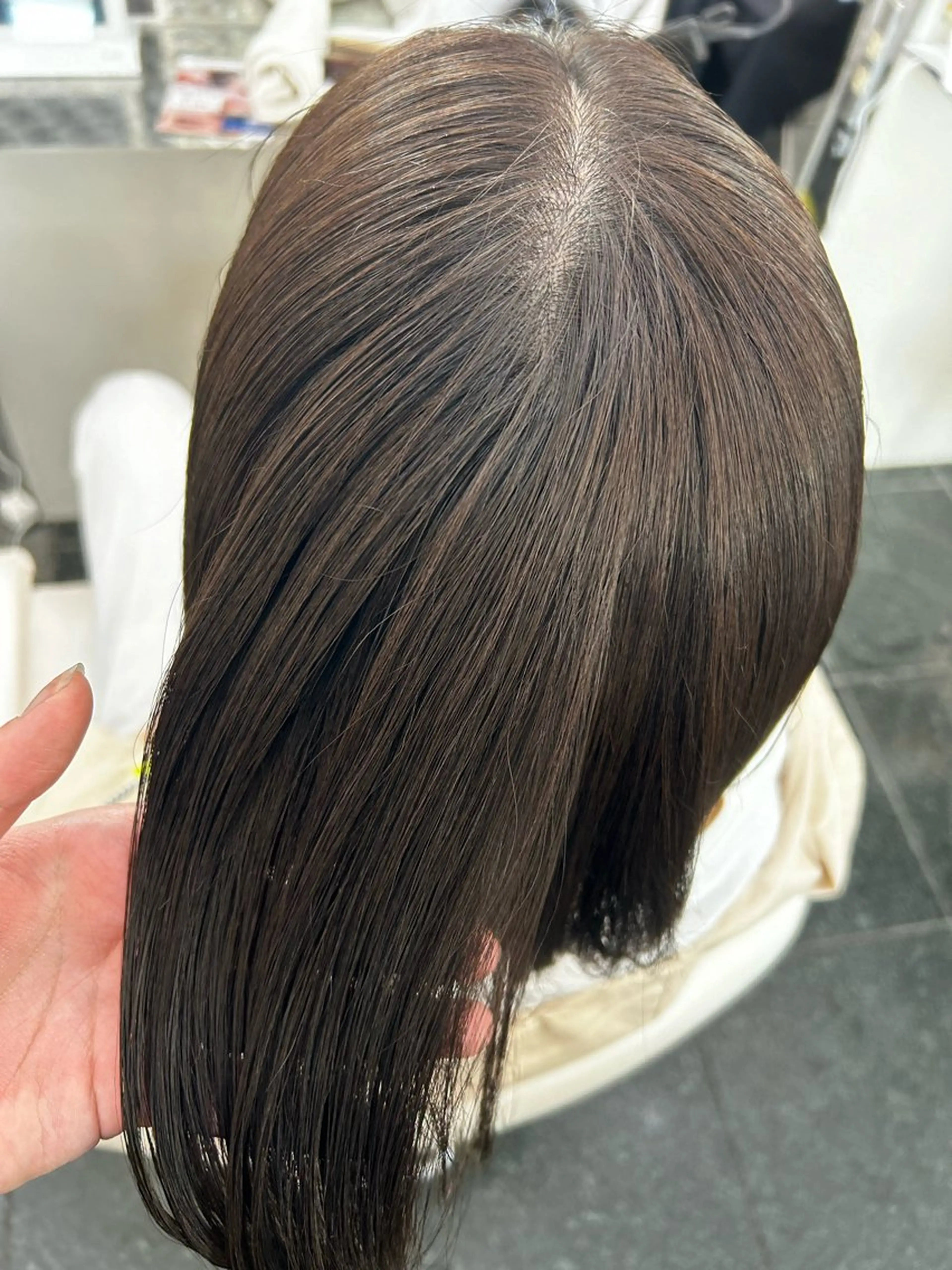 カラー ブラウンカラー ショコラブラウン ガーリー×韓国🎀 ⟡.·天野結良⟡.·のヘアスタイル