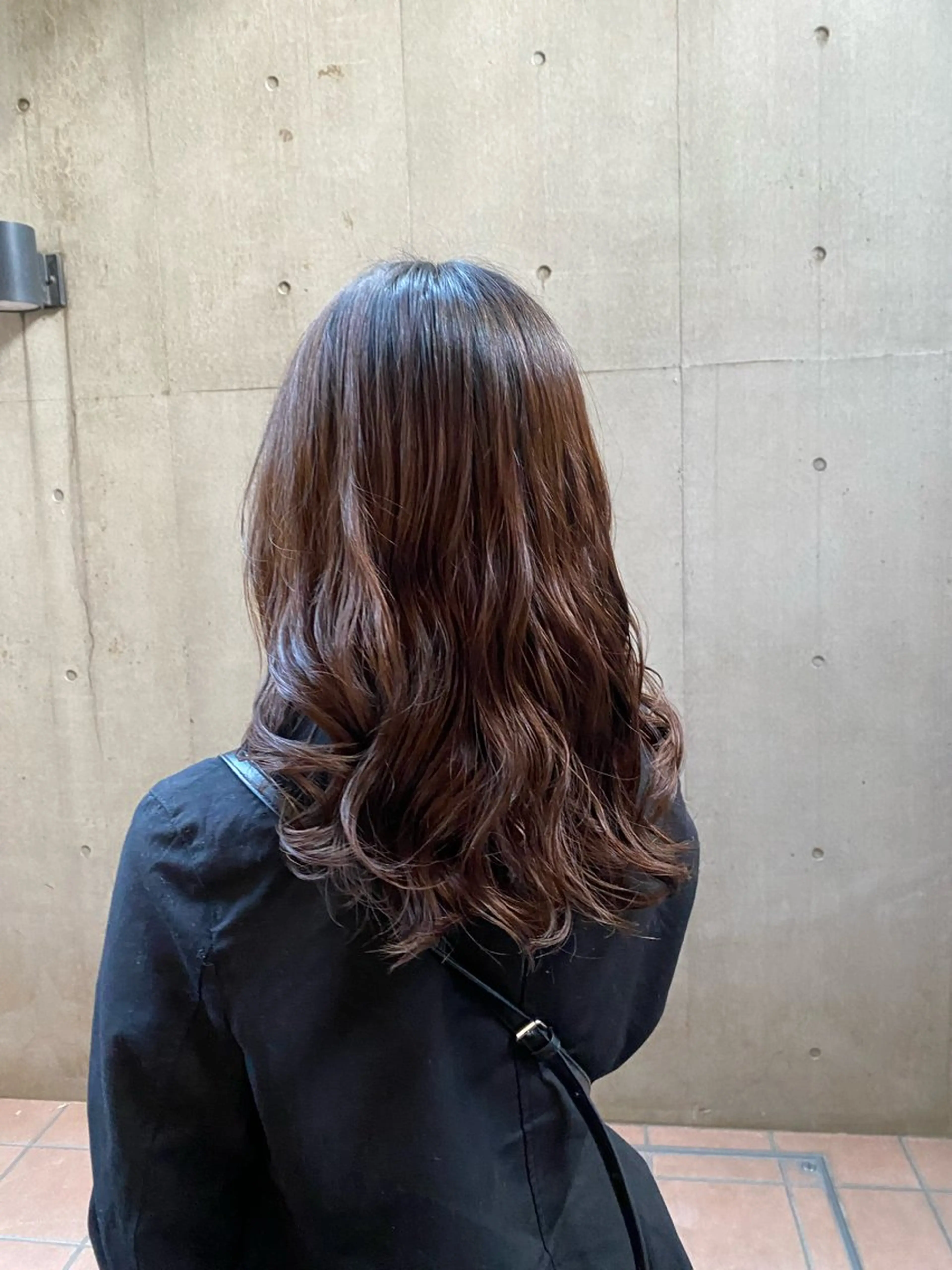 セミロング セミロングパーマ カット パーマ 大人可愛い♡コテ巻き パーマ🌼杉田 萌恵のヘアスタイル