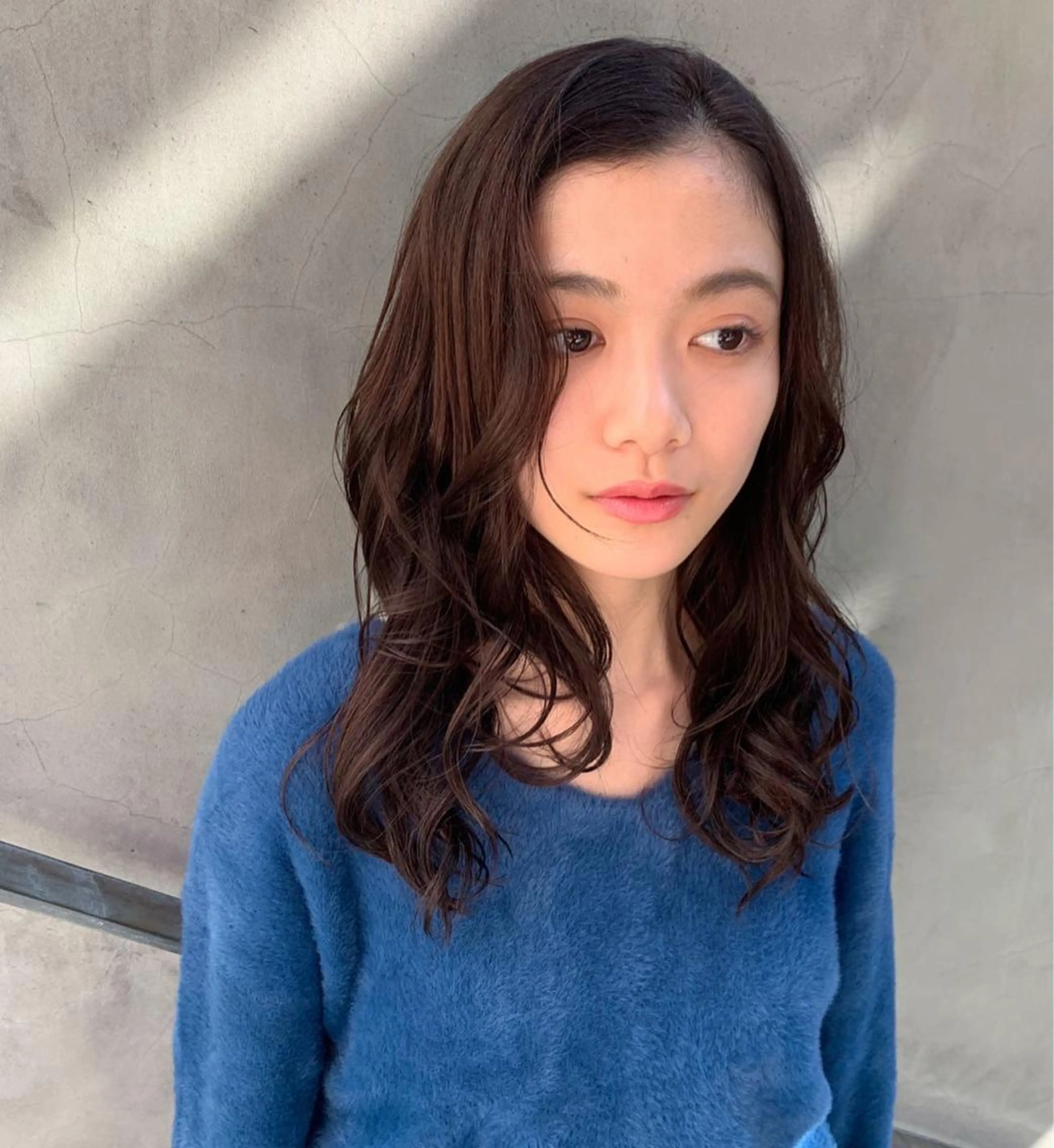 セミロング 佐藤 純生のヘアスタイル