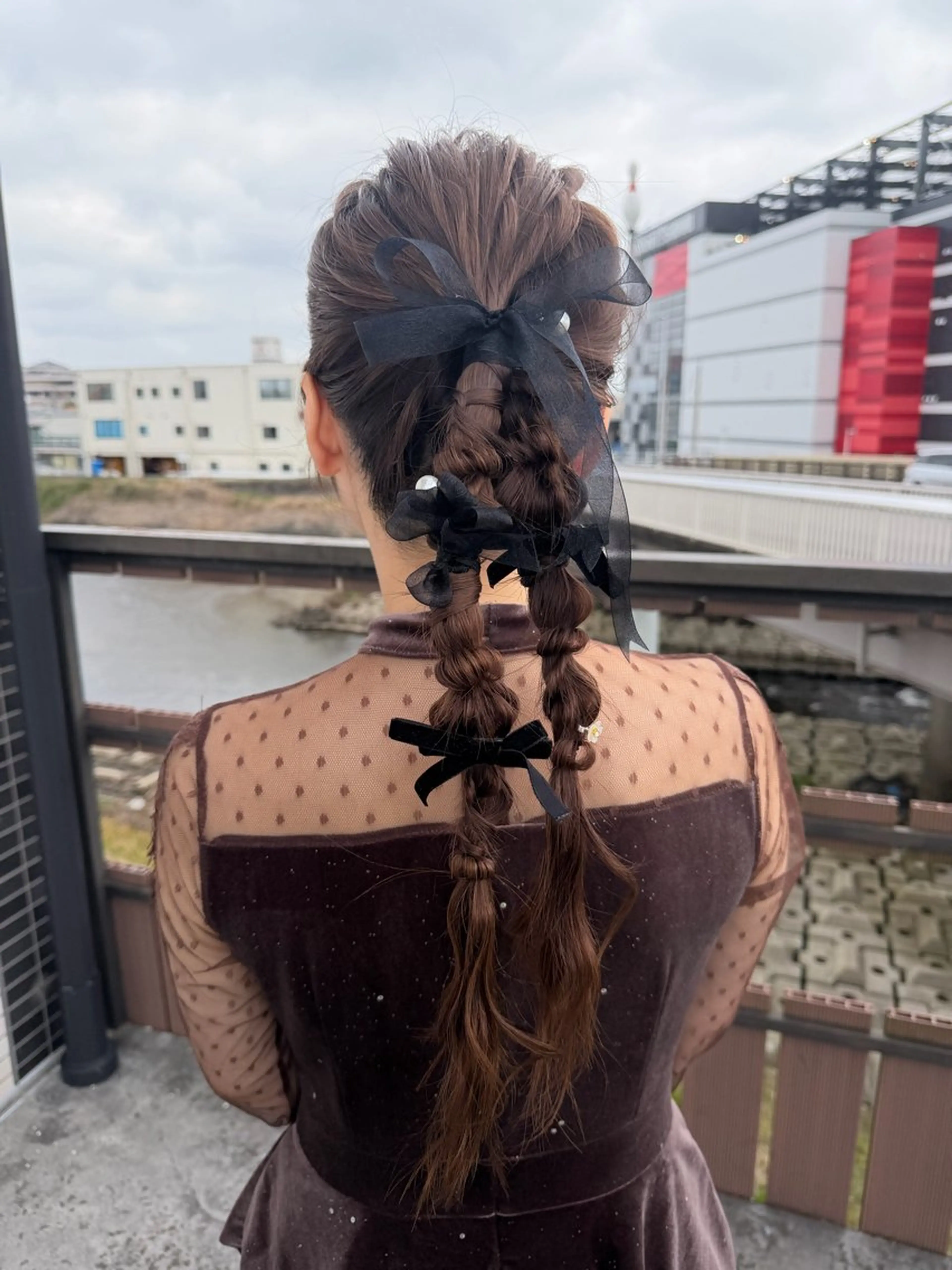 ロング ヘアアレンジ ヘアセット Felice Erikaのヘアスタイル