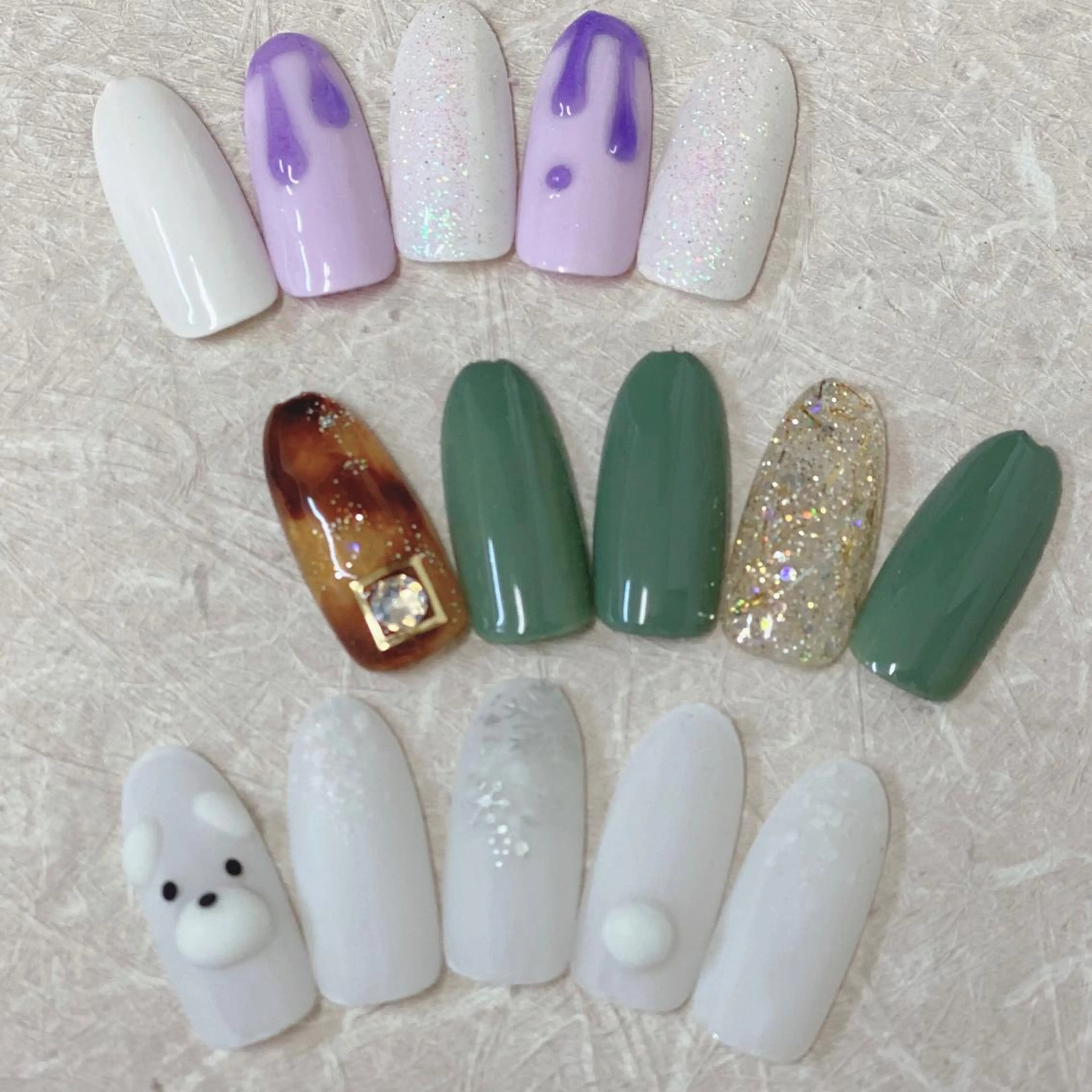 ネイル べっ甲ネイル ジェルネイル Nail lieNのネイルデザイン