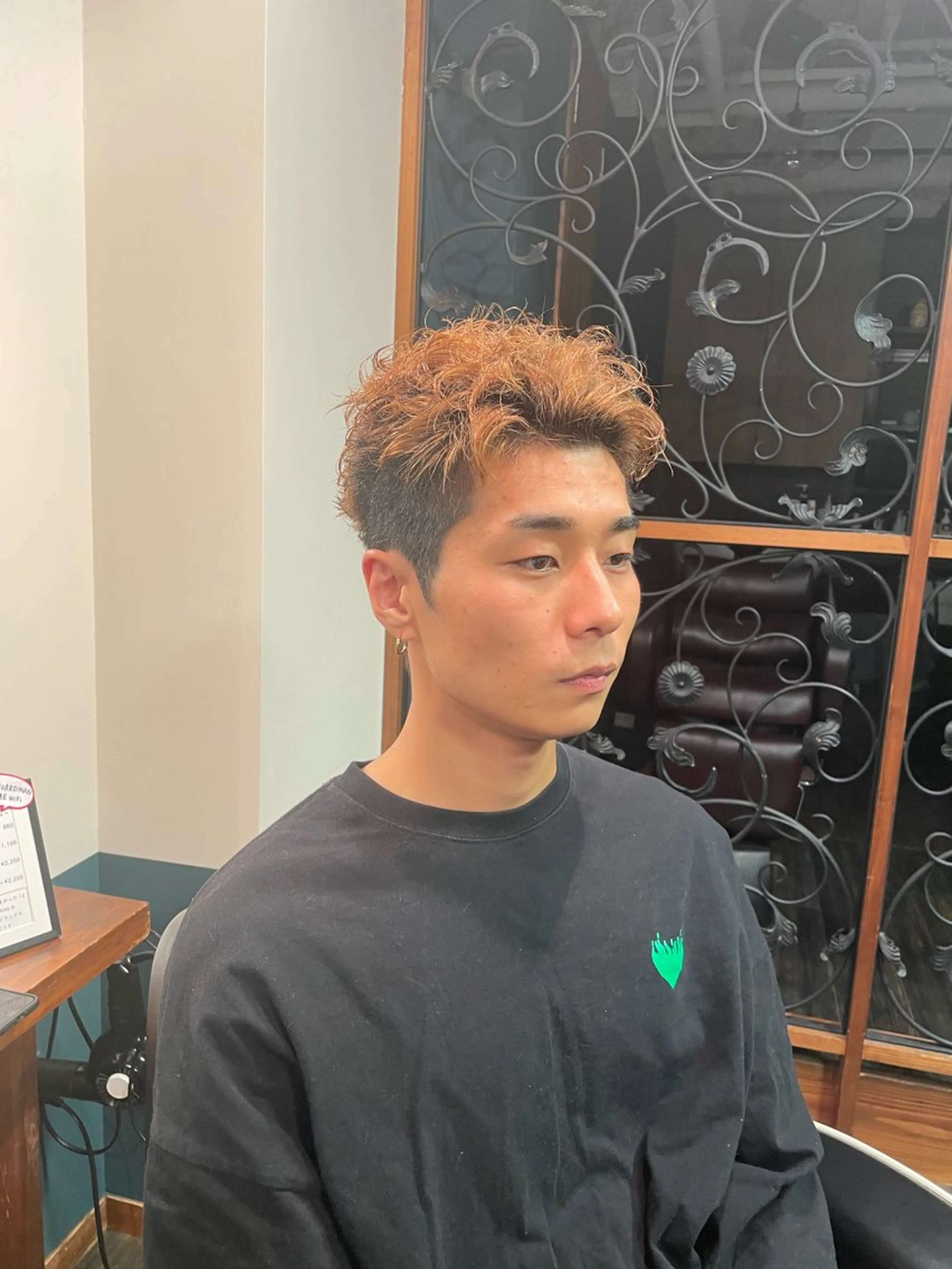 ショート パーマ メンズ 早稲田/メンズ専門 /フェード/葛西裕季のヘアスタイル