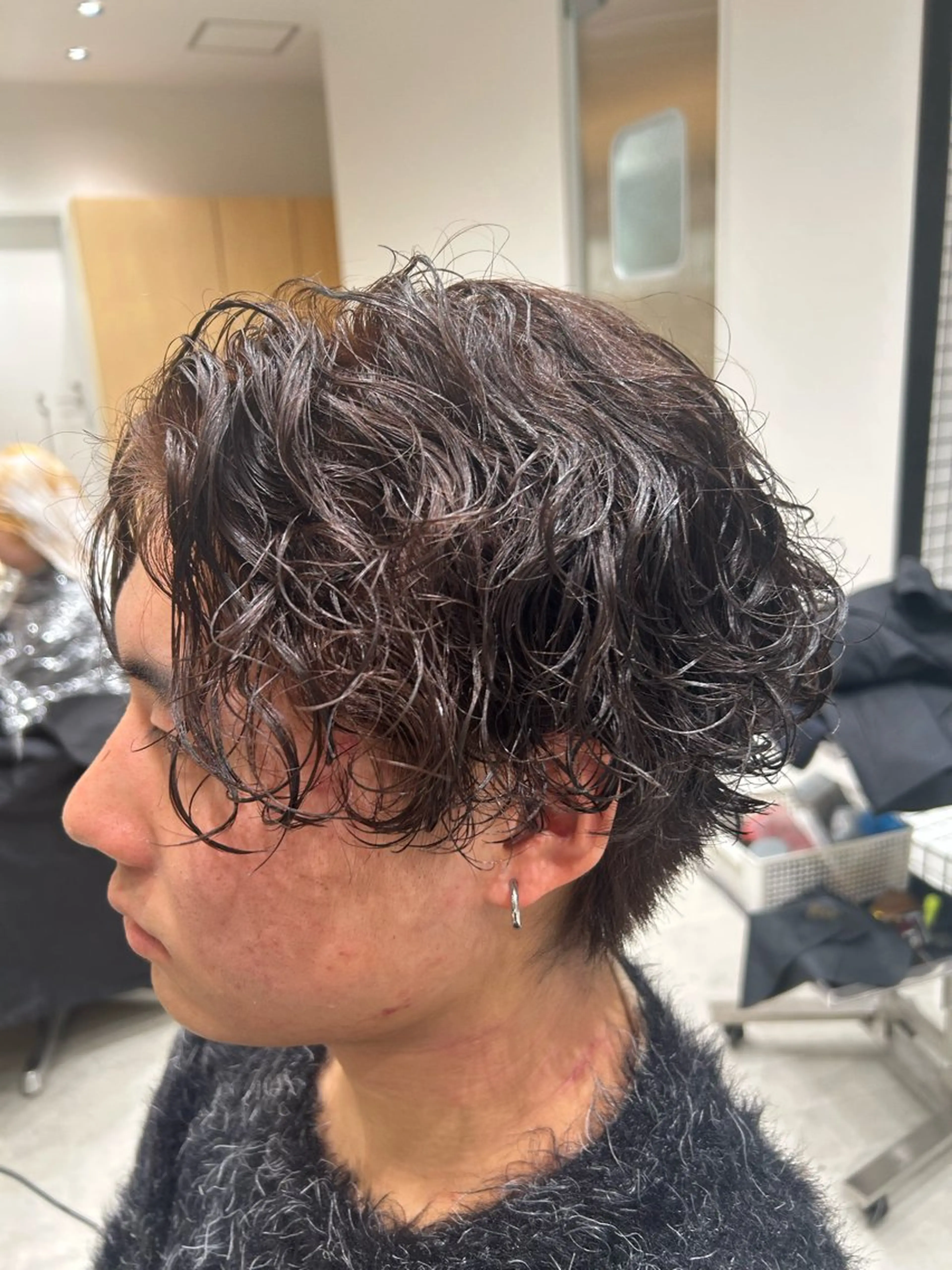 パーマ メンズ フェードカット メンズパーマ 🐲ツイスパ🐲 フェード/龍のヘアスタイル