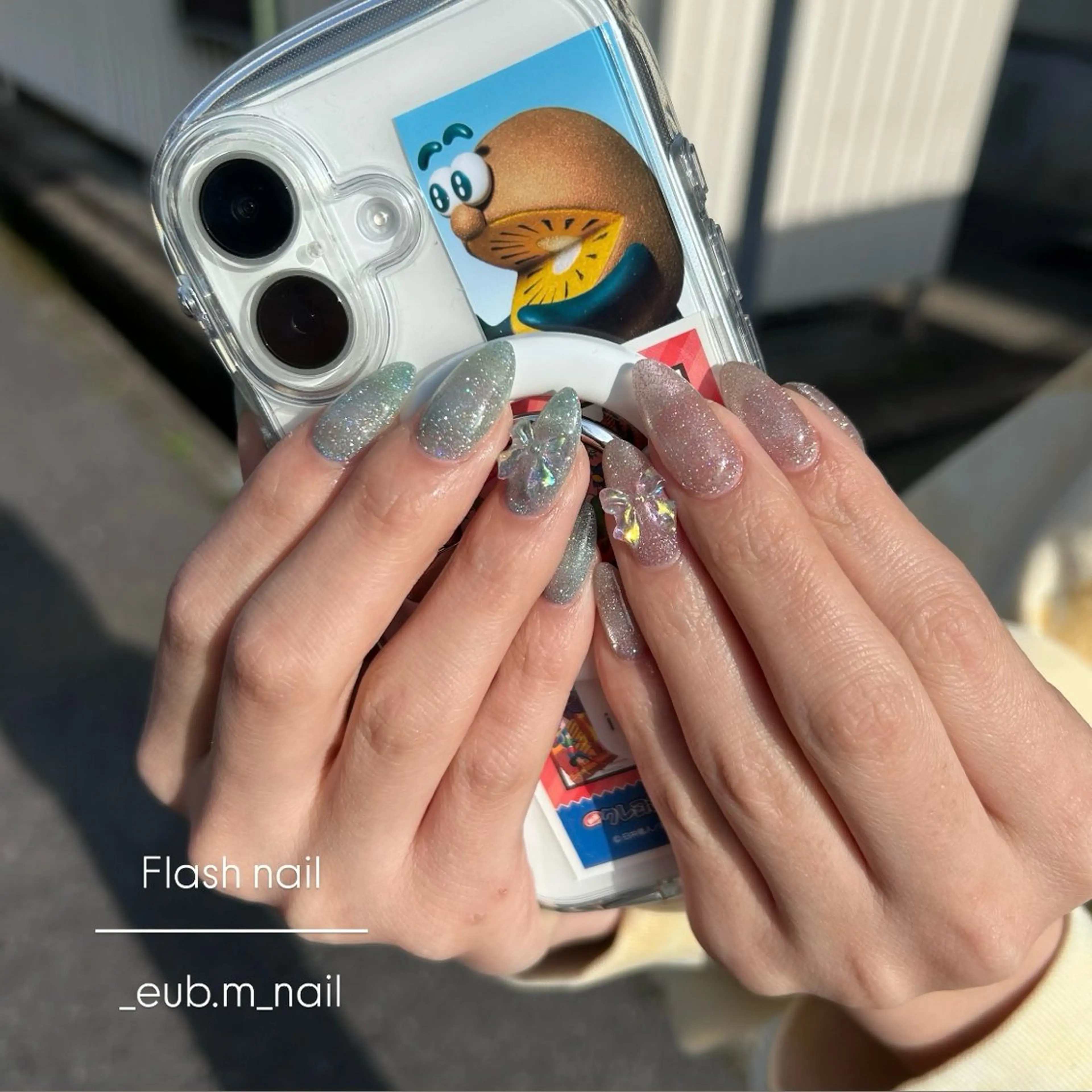 ネイル フラッシュネイル フラッシュマグ ハンドネイル 深夜ネイルサロン eub.m_nailのネイルデザイン