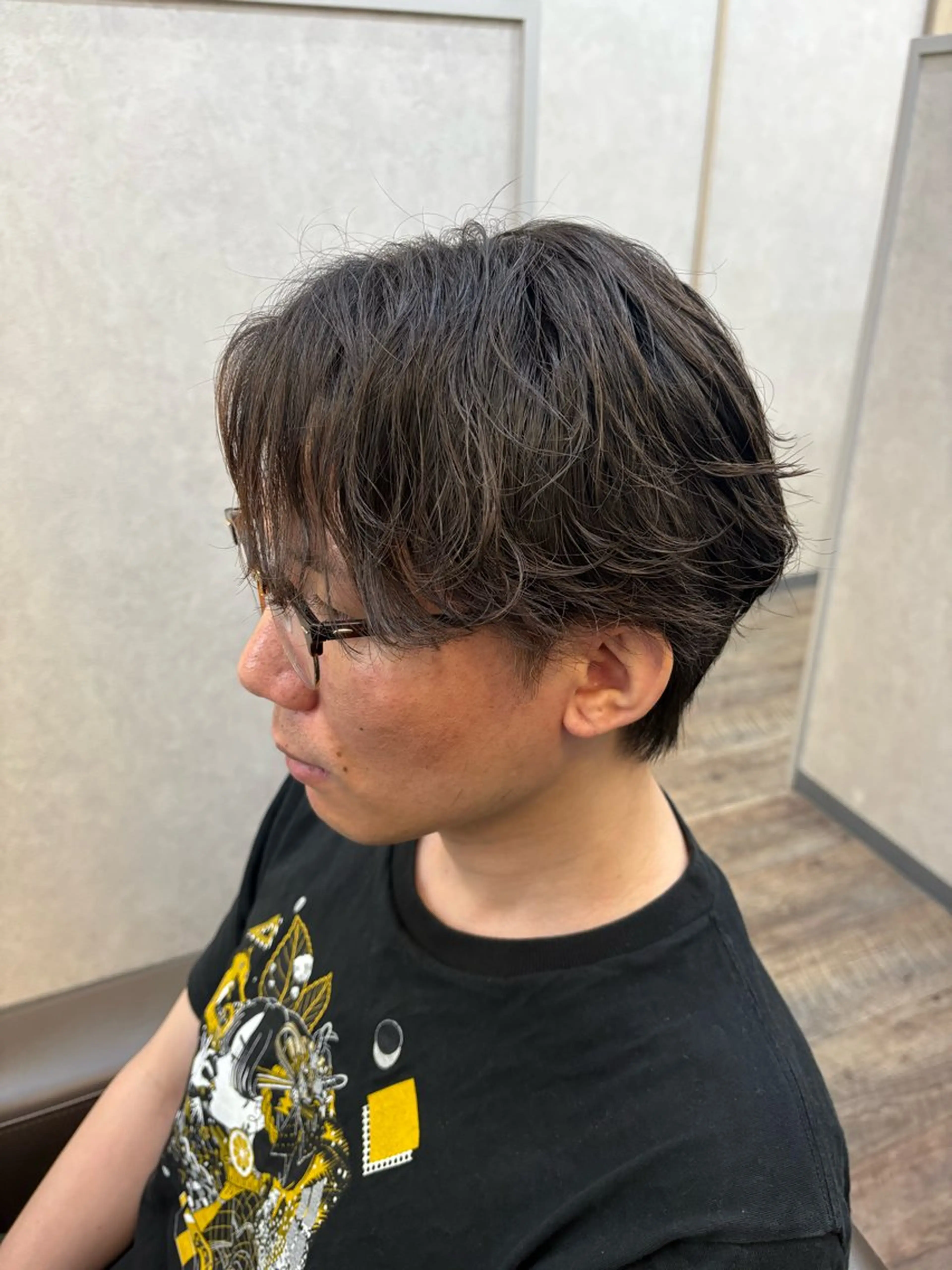 ショート パーマ メンズ JINNO 【高円寺】のヘアスタイル