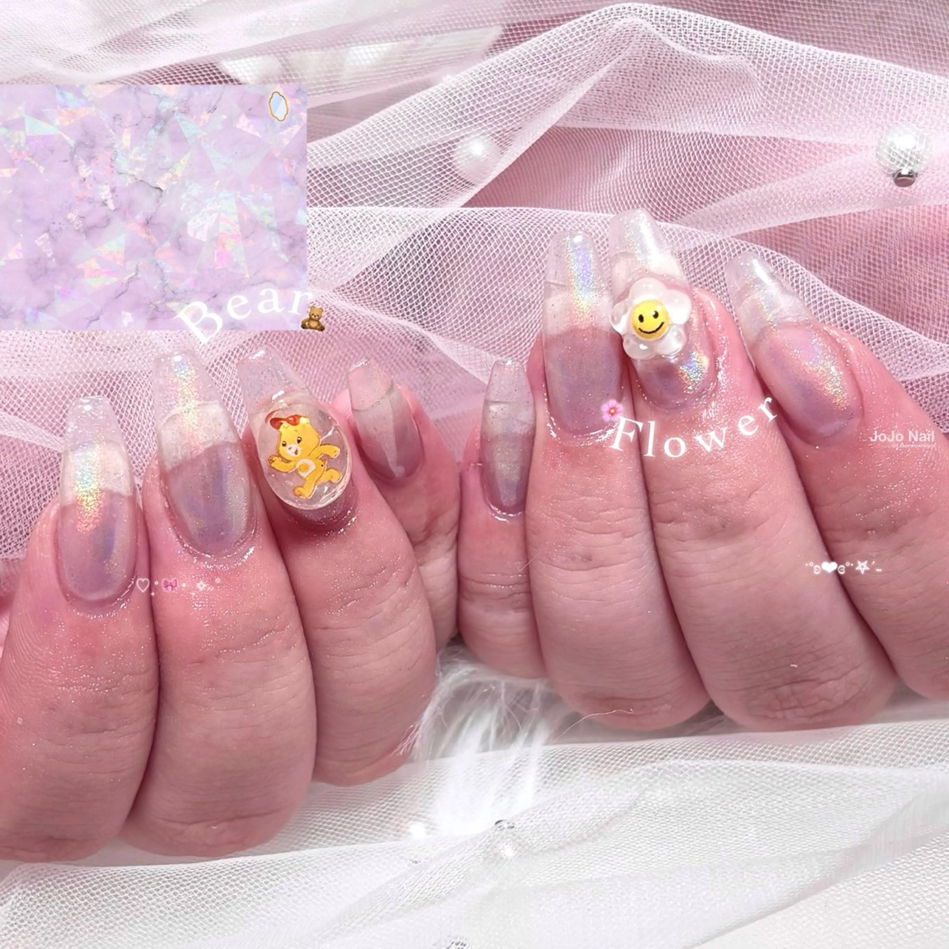 ネイル クリアネイル SERINA.K /JOJO@三宮のネイルデザイン