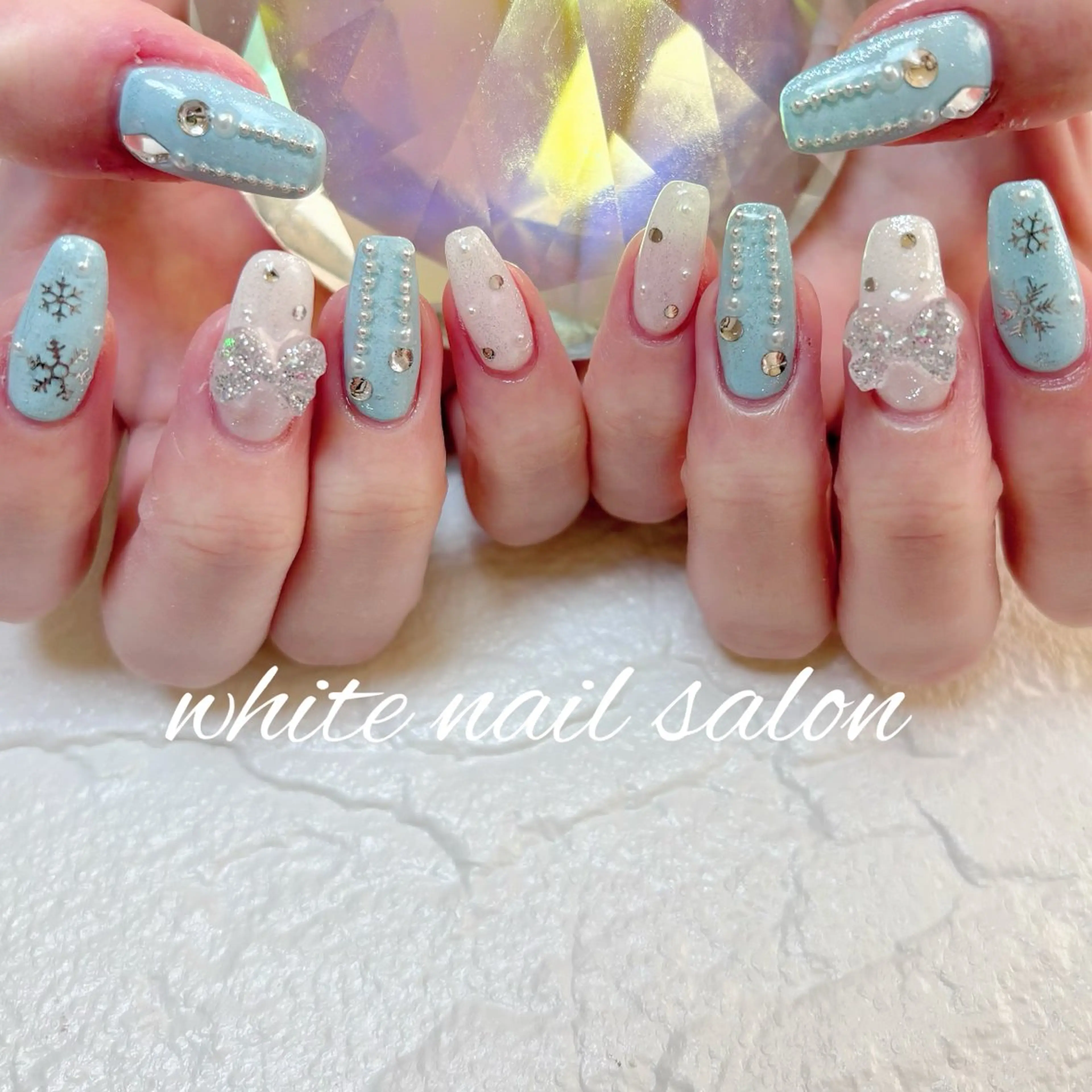 ネイル フットネイル 持ち込み ハンドネイル white nail salonのネイルデザイン