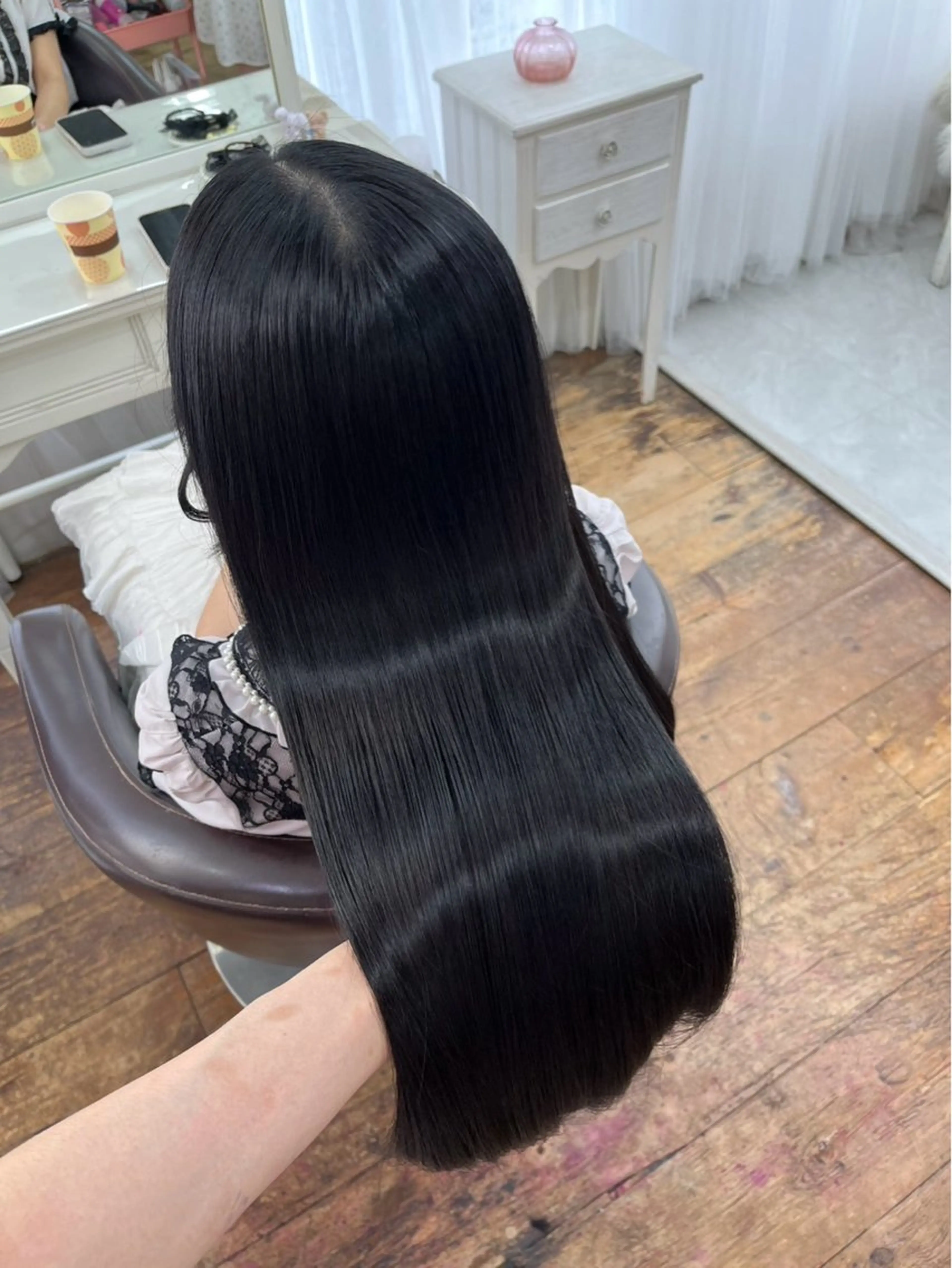 🌟新体験なつやと質感！🌟前髪カット+リセットカラー+トリートメントの写真