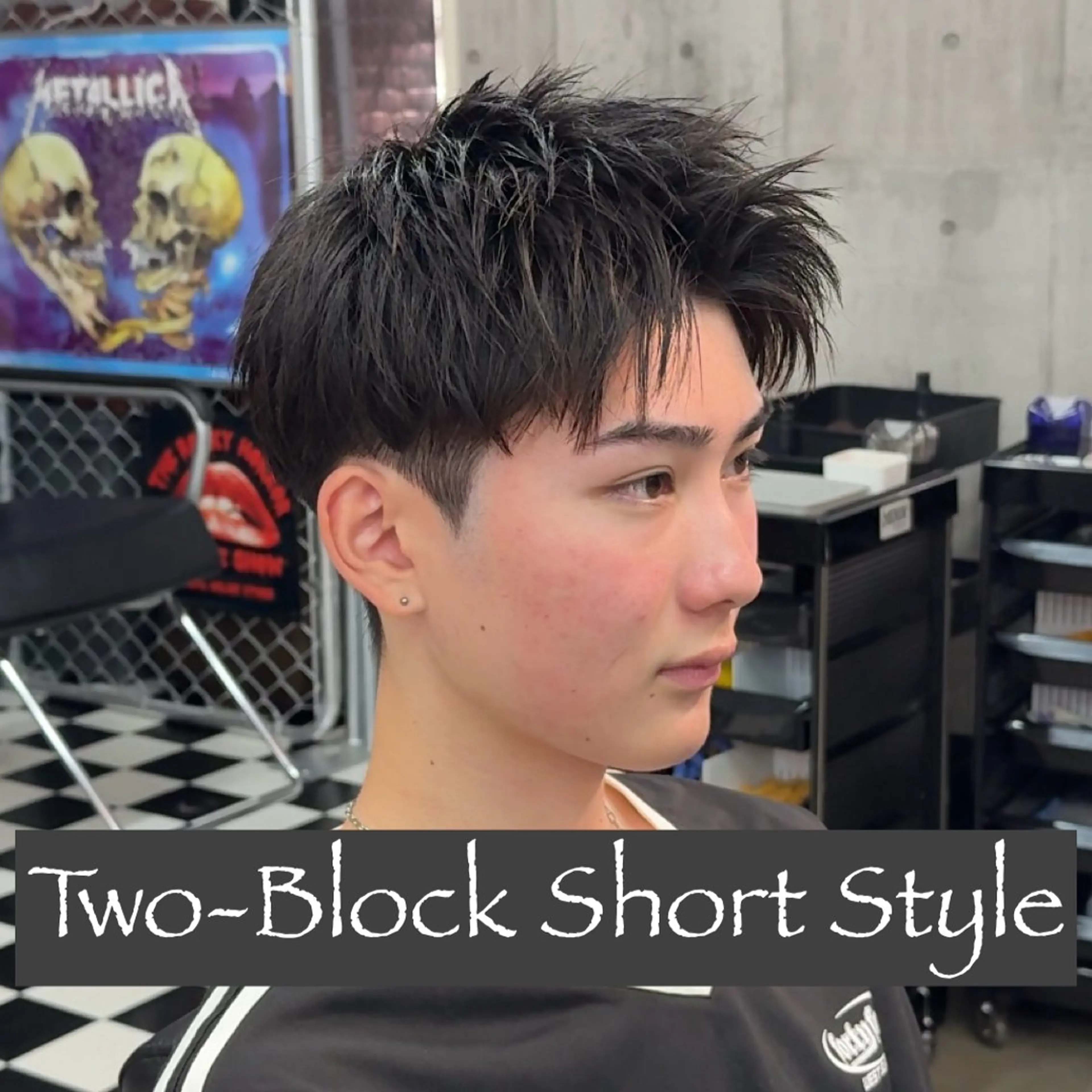 ショート パーマ ヘアアレンジ メンズ MENIN メンズ サロン 望月 涼太のヘアスタイル