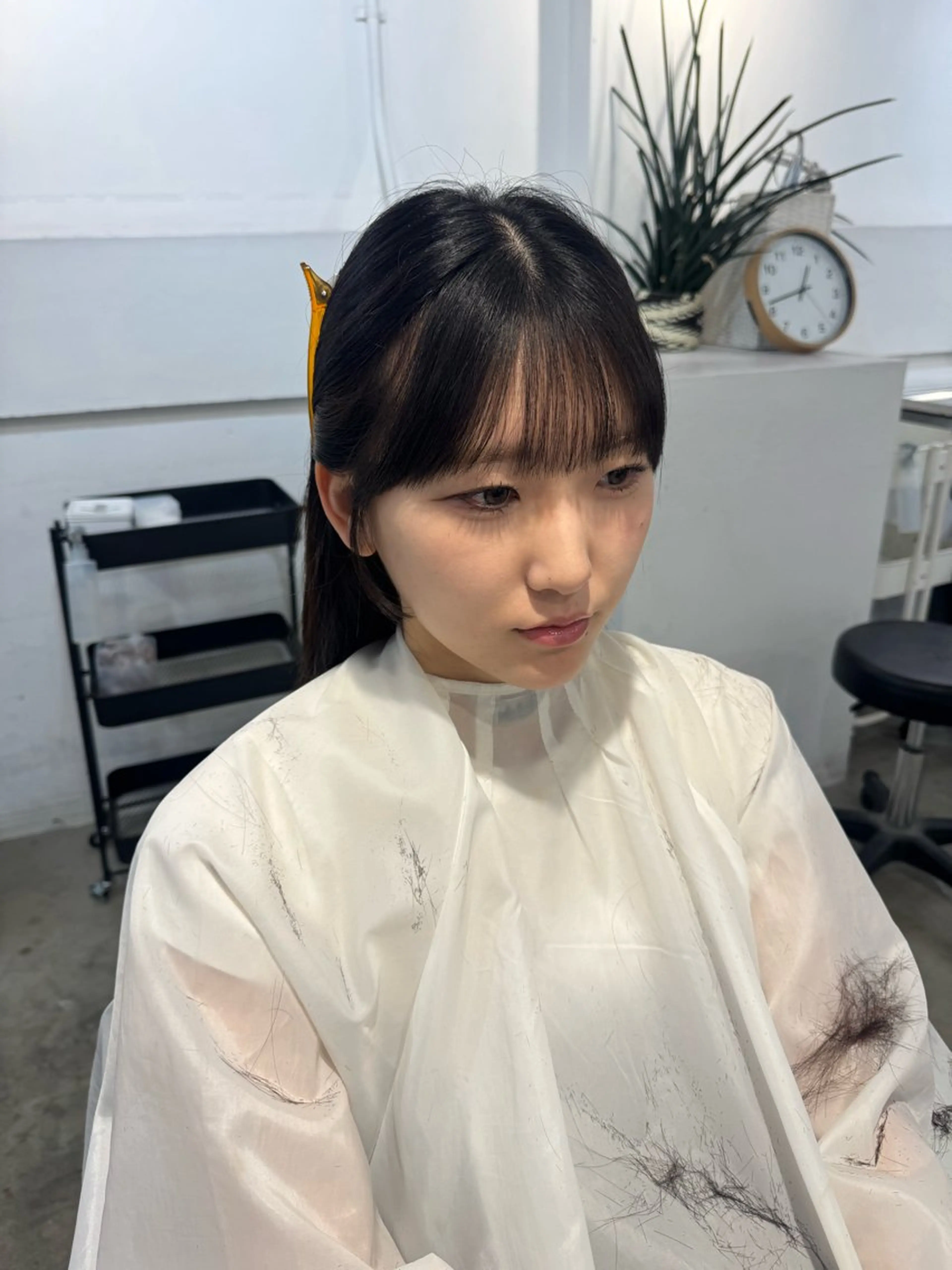 セミロング カット ヘアセット 顔周りcut・ご相談 ＝新宿しずく🇰🇷のヘアスタイル