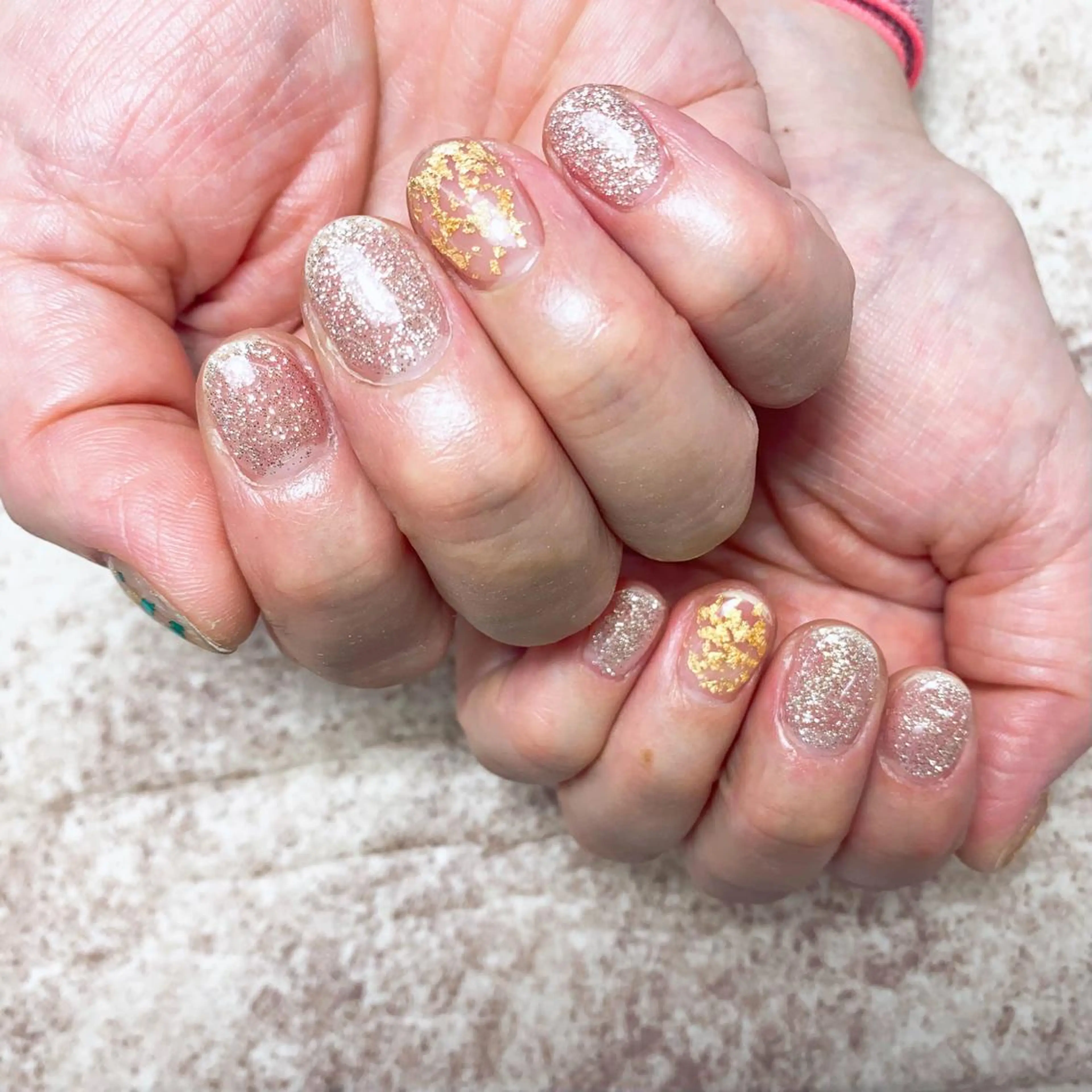 ネイル アートネイル シンプルネイル ⭐︎休業中の練習⭐︎ JNA認定講師髙橋のネイルデザイン