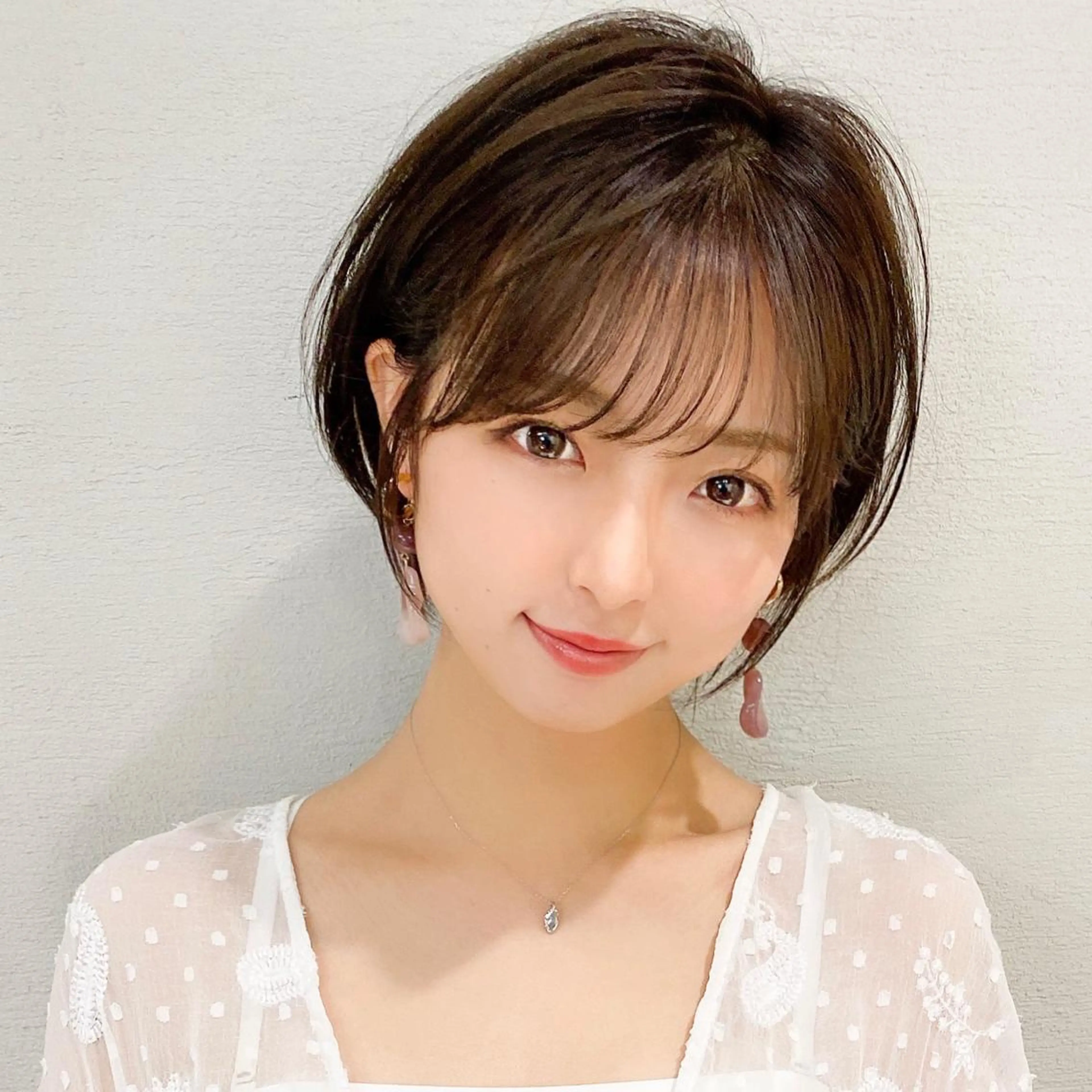 ショート カラー パーマ 小顔カット カット ヘアカラー トリートメント ヘッドスパ モテ髪×トレンド💕 小顔レイヤー 金井のヘアスタイル