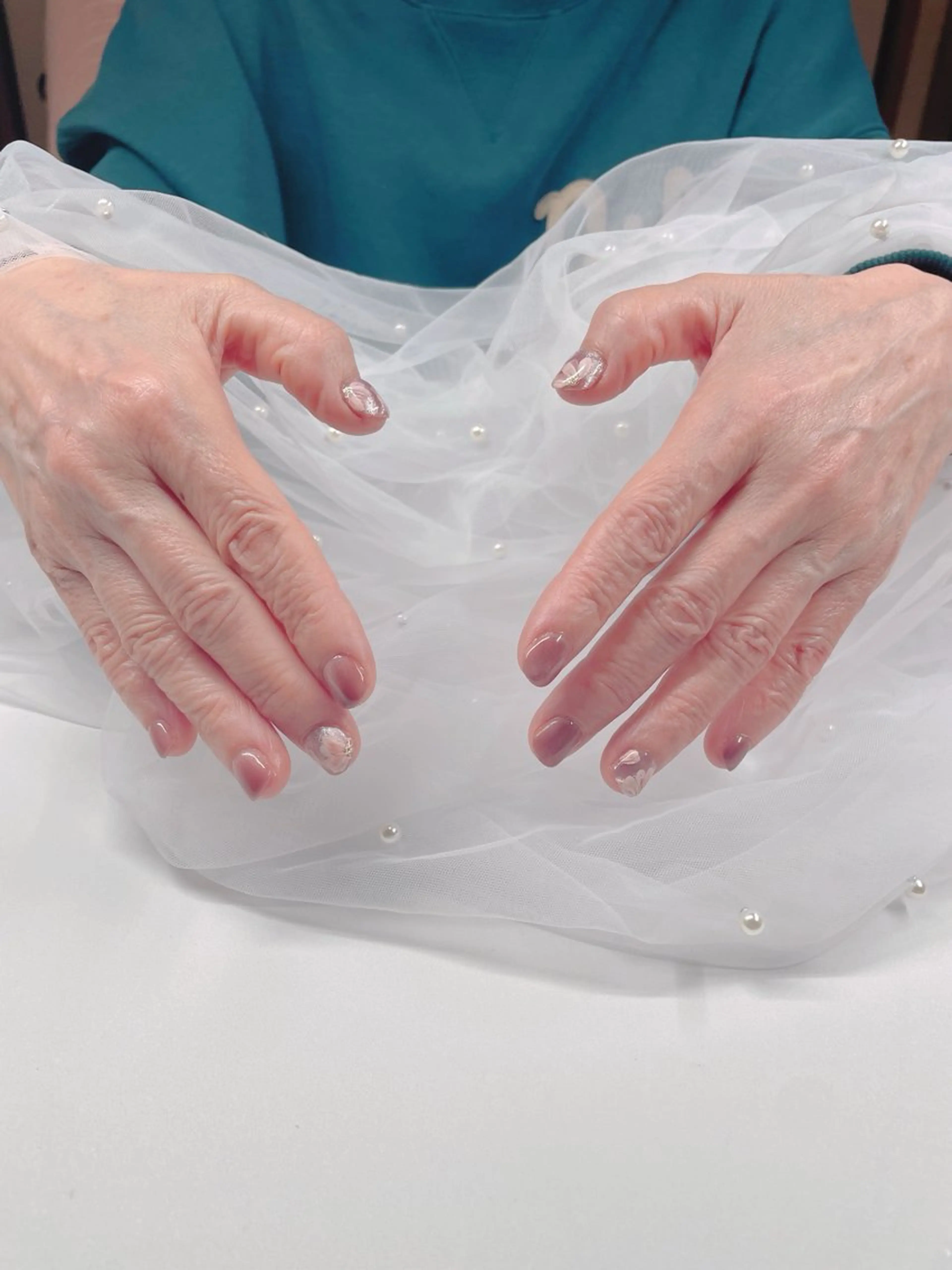 ネイル アートネイル 桜ネイル ネイルサロン　キュアリーネ所属・ネイルサロン キュアリーネのネイルデザイン